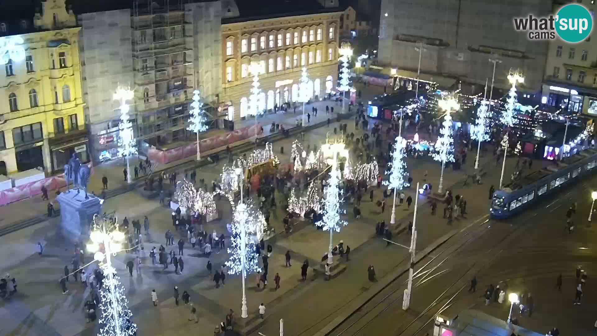 Plaza Ban Jelačić camera en vivo Zagreb – Hotel Dubrovnik