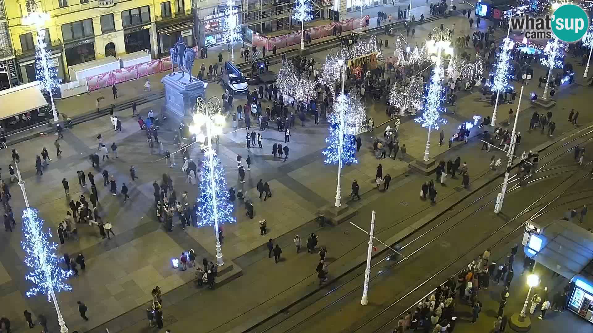 LIVE Webcam Zagreb Hotel Dubrovnik | Ban Jelačić square