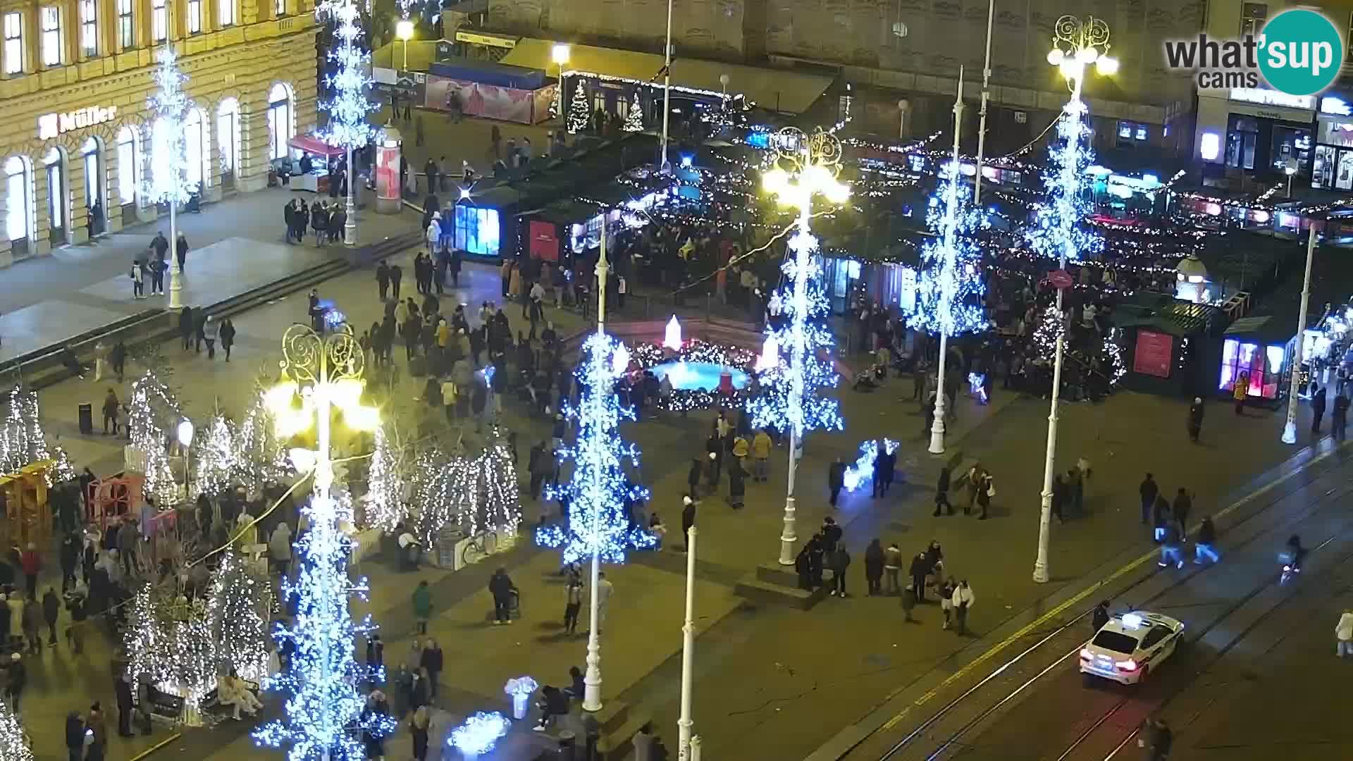 Trg Bana Jelačića web kamera Zagreb – Hotel Dubrovnik