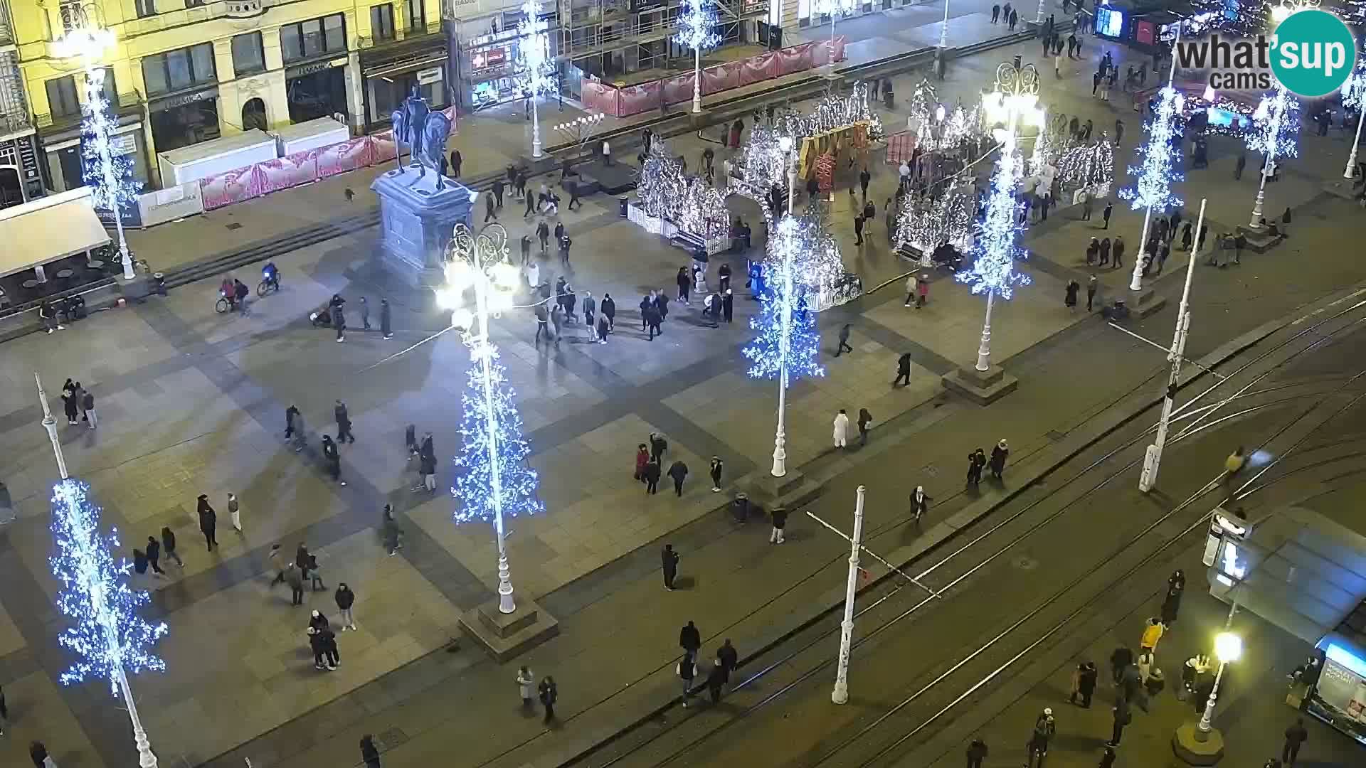 Plaza Ban Jelačić camera en vivo Zagreb – Hotel Dubrovnik