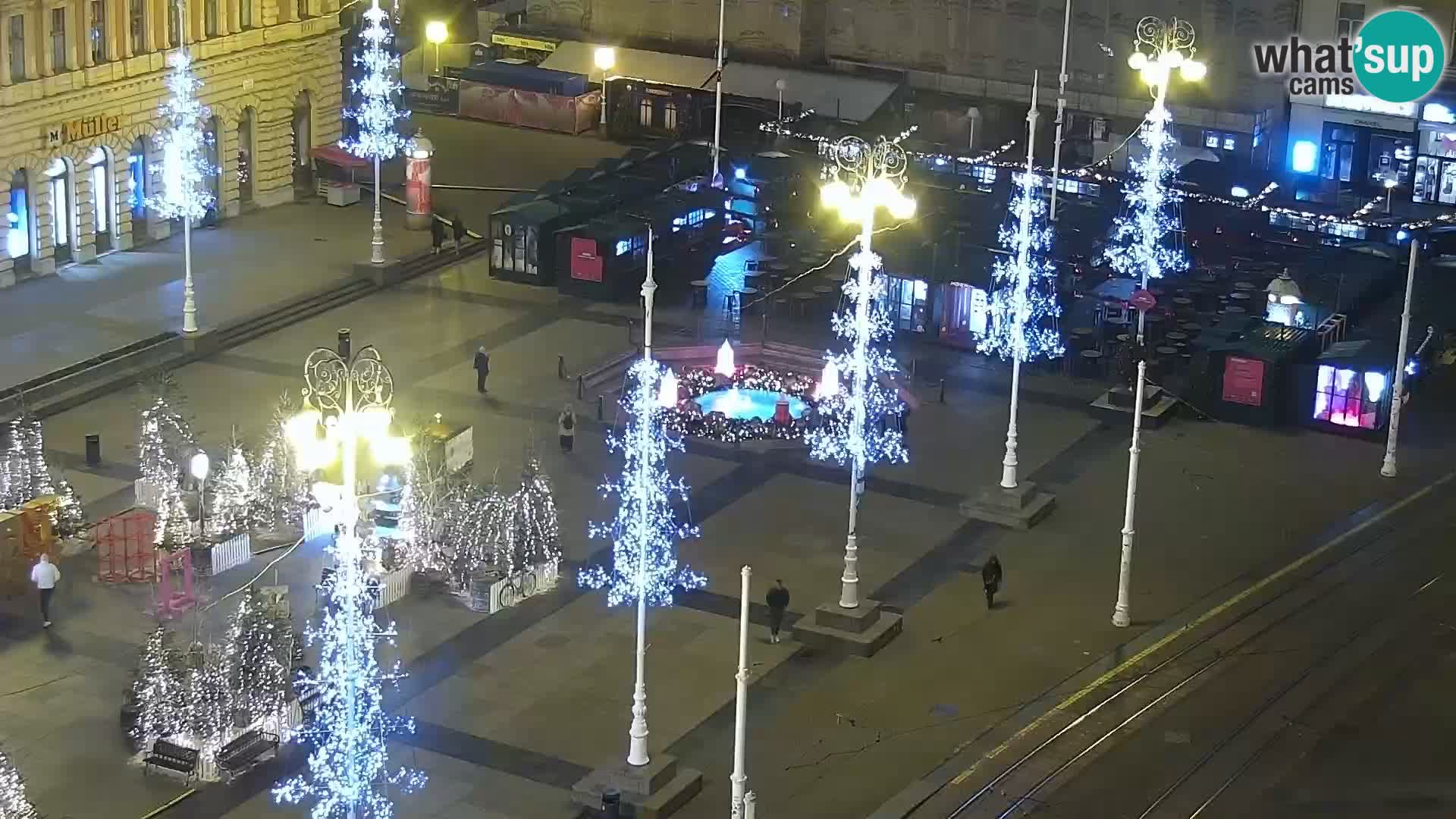 Ban Jelačić Platz  Live webcam Zagreb – Hotel Dubrovnik