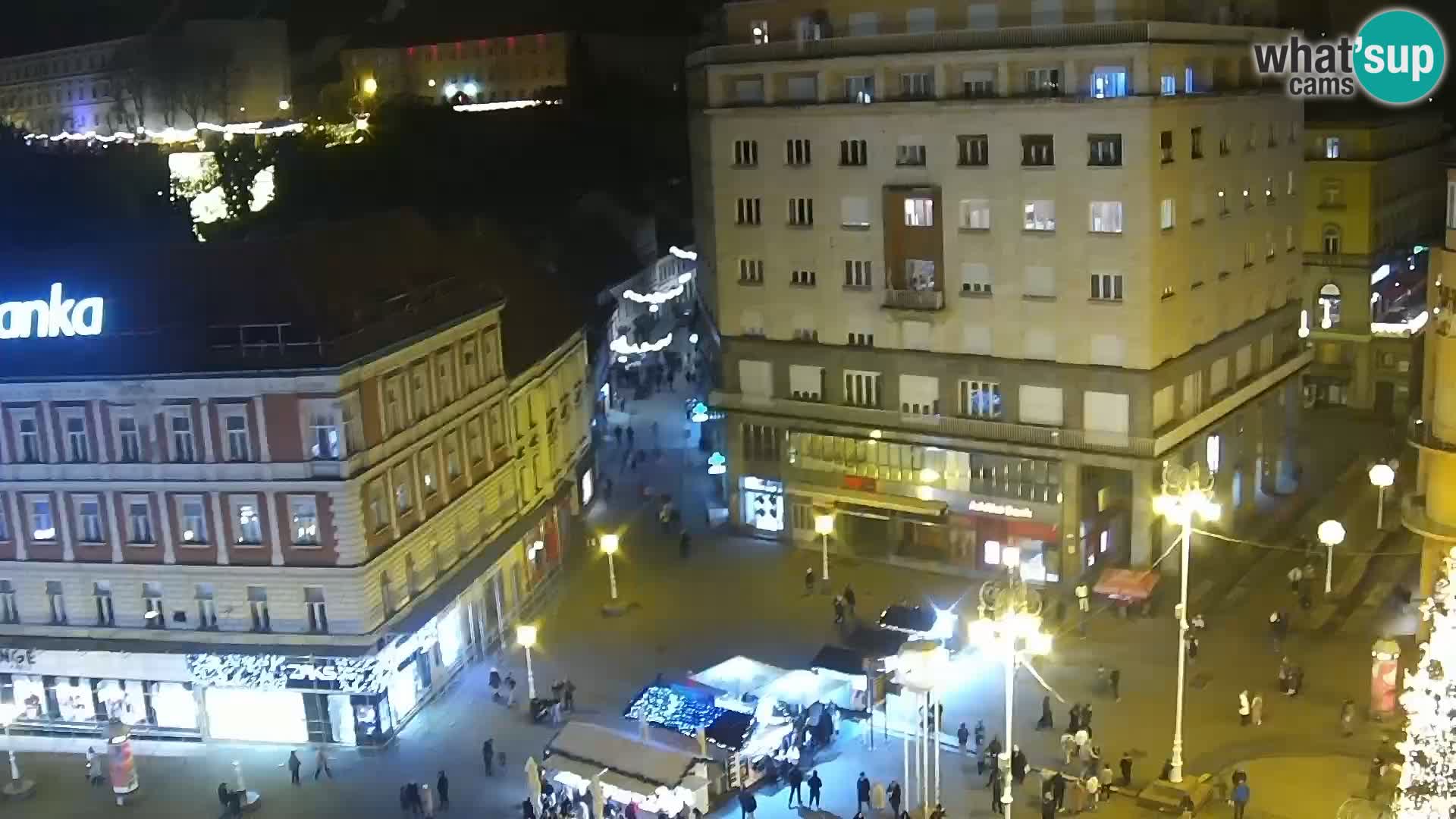 Piazza Ban Jelačić livecam Zagreb – Hotel Dubrovnik