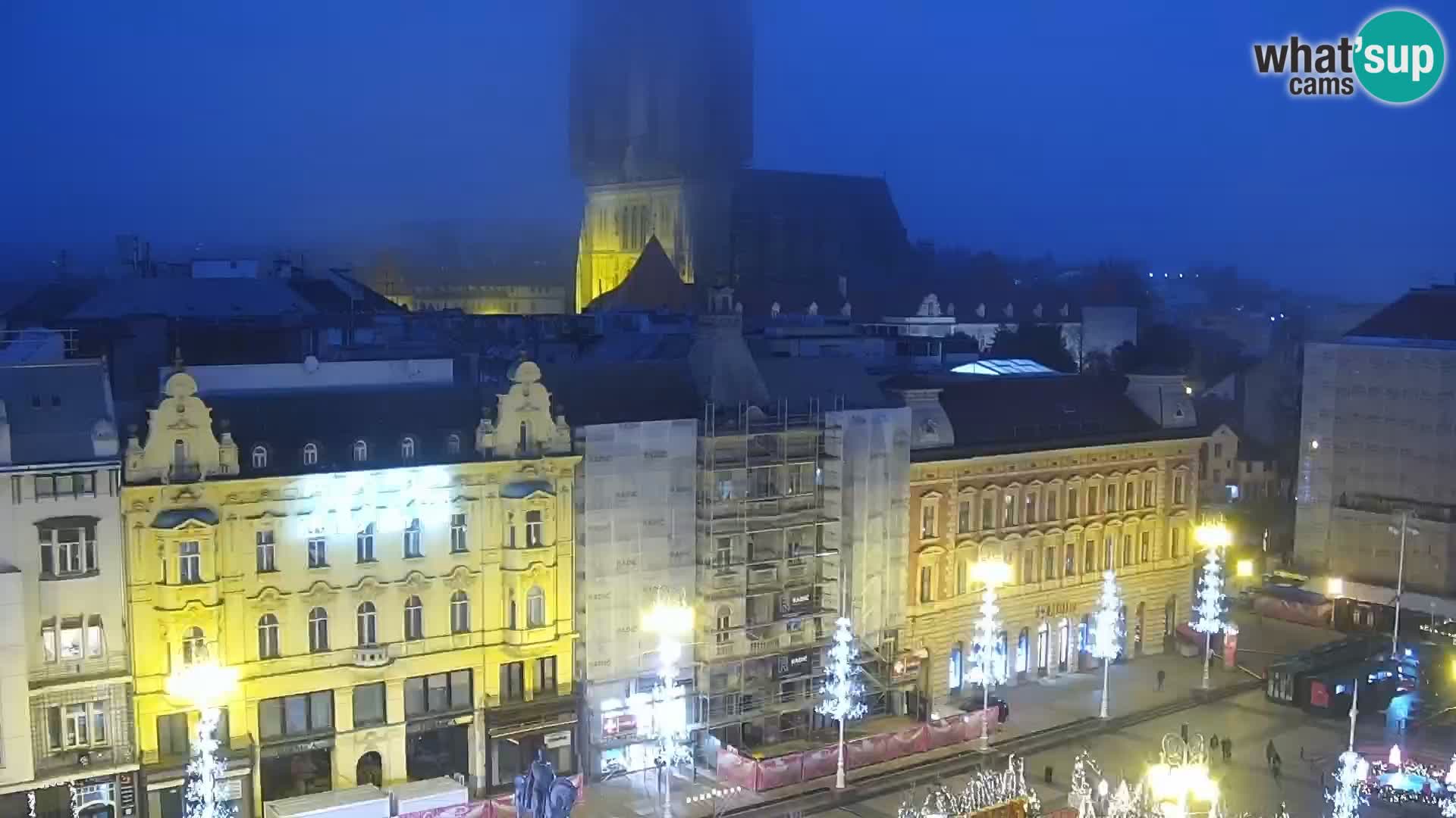 LIVE Webcam Zagreb Hotel Dubrovnik | Ban Jelačić square