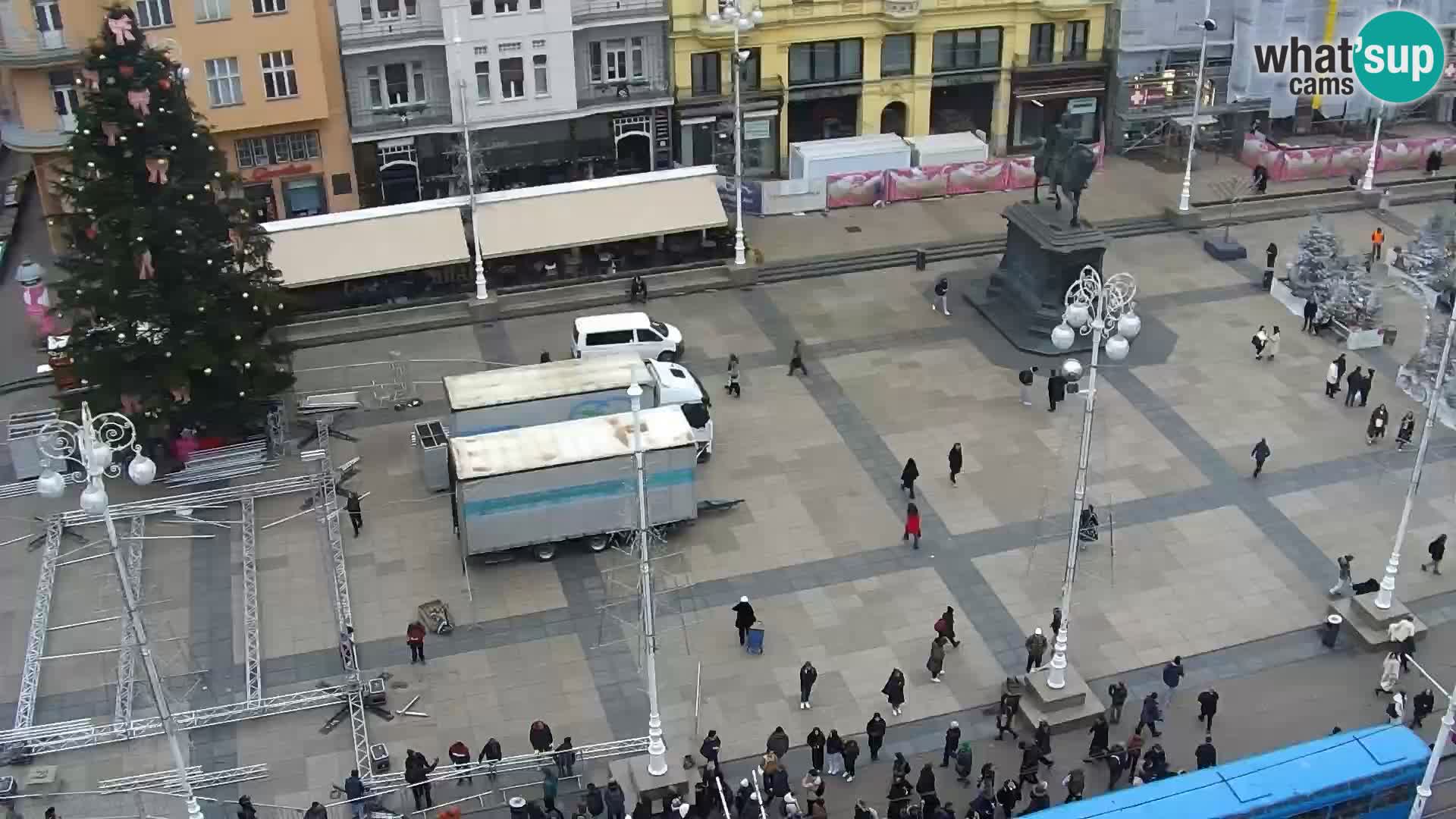 Ban Jelačić Platz  Live webcam Zagreb – Hotel Dubrovnik