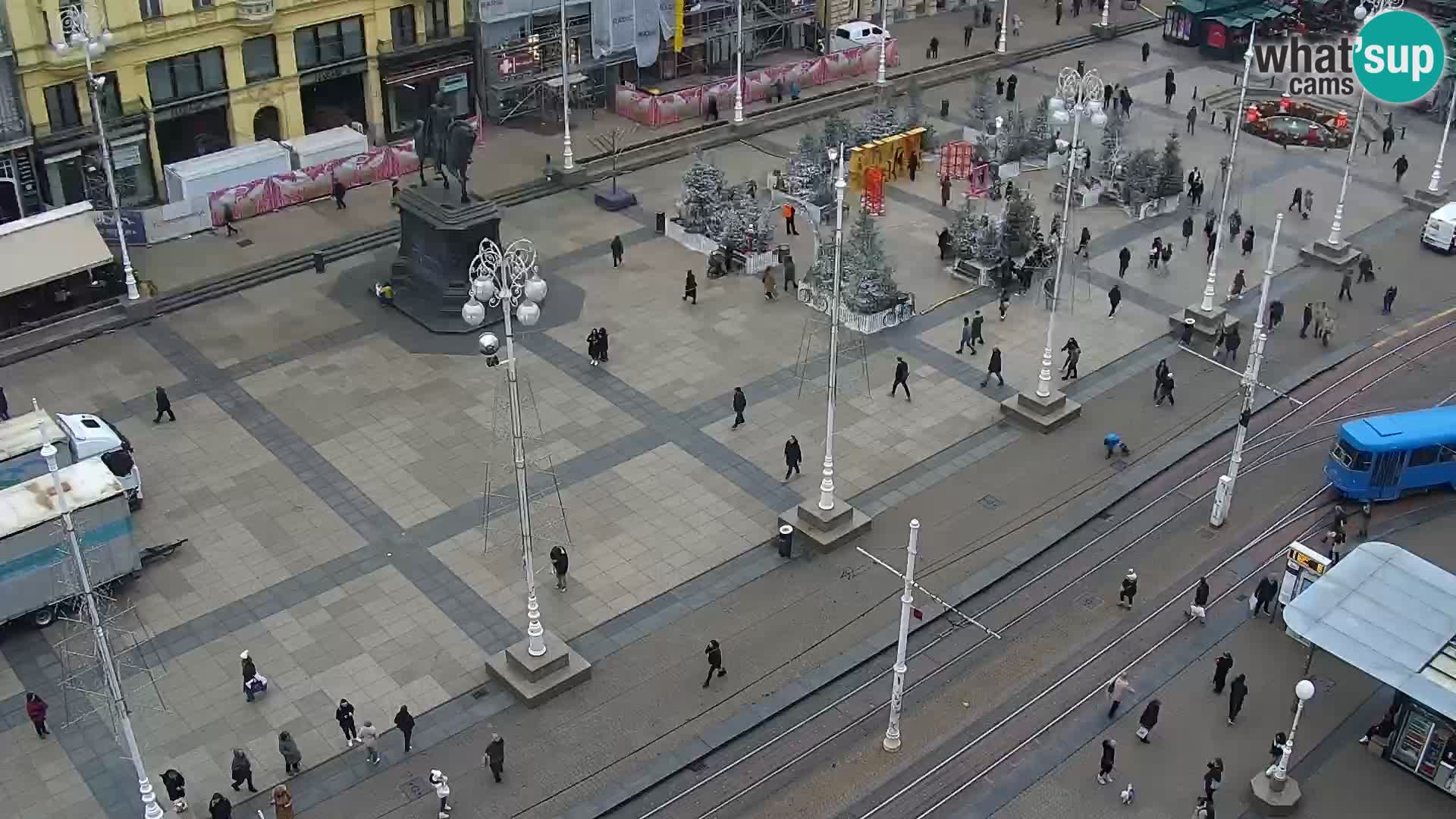 LIVE Webcam Zagreb Hotel Dubrovnik | Ban Jelačić square