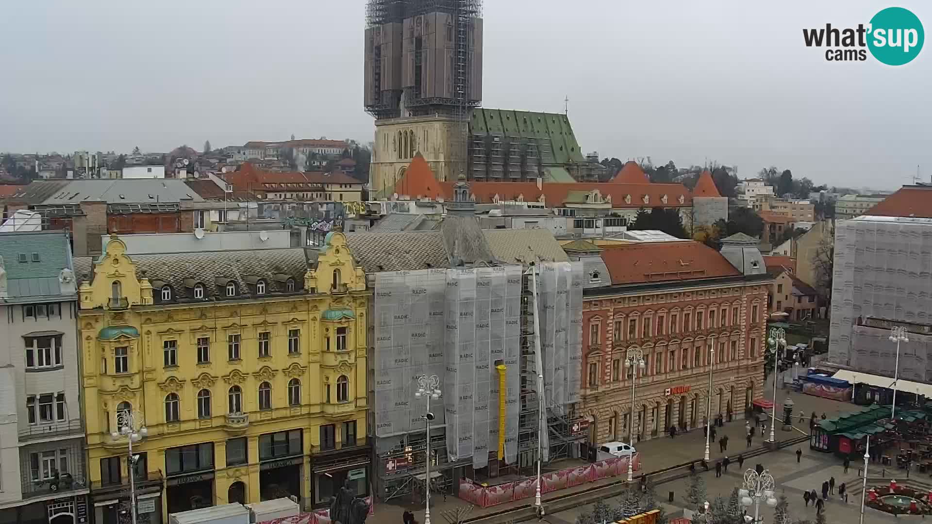 Piazza Ban Jelačić livecam Zagreb – Hotel Dubrovnik