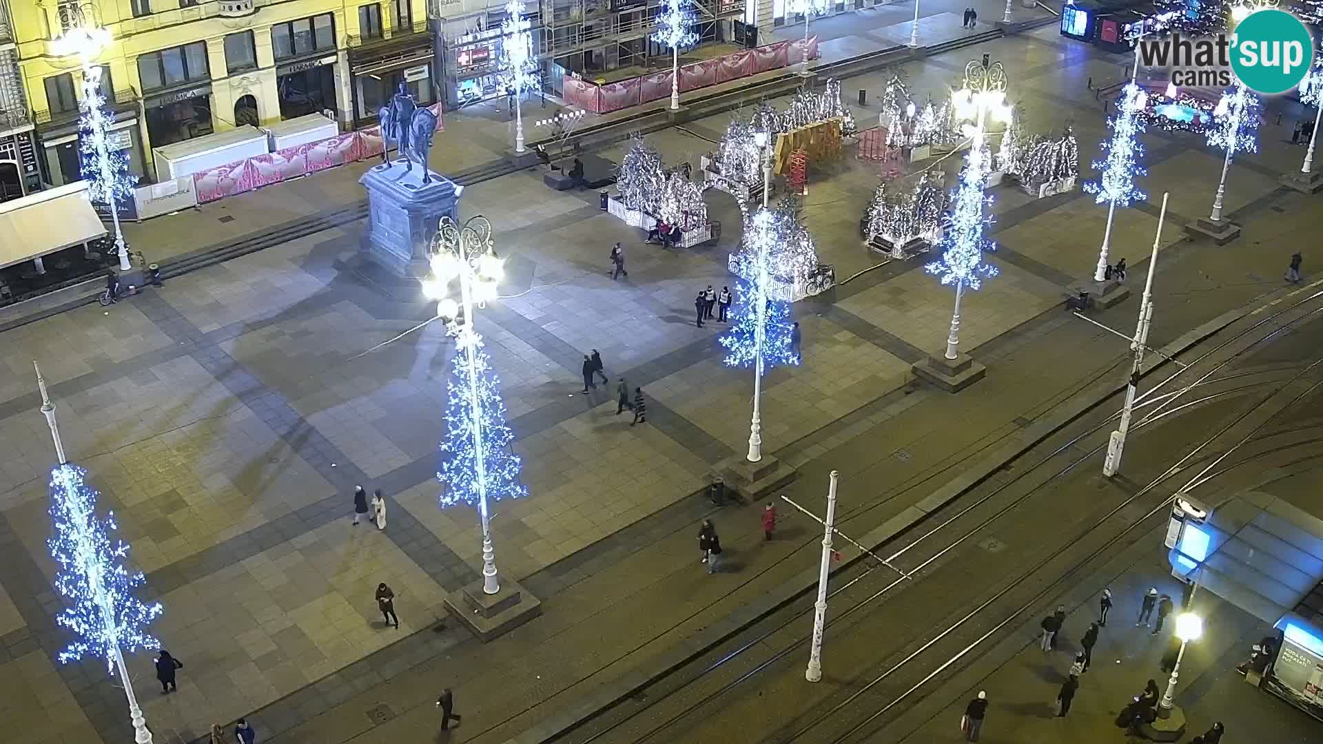 Plaza Ban Jelačić camera en vivo Zagreb – Hotel Dubrovnik
