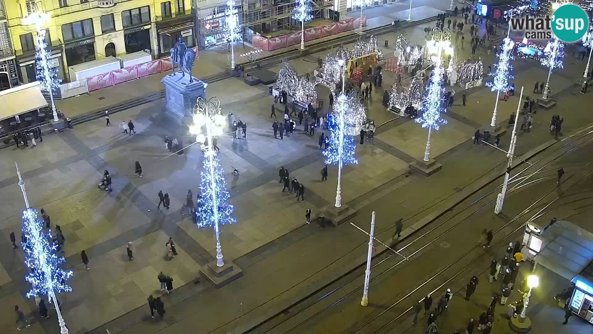 Plaza Ban Jelačić camera en vivo Zagreb – Hotel Dubrovnik