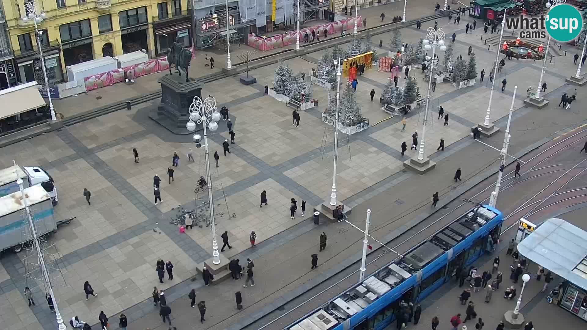 Piazza Ban Jelačić livecam Zagreb – Hotel Dubrovnik