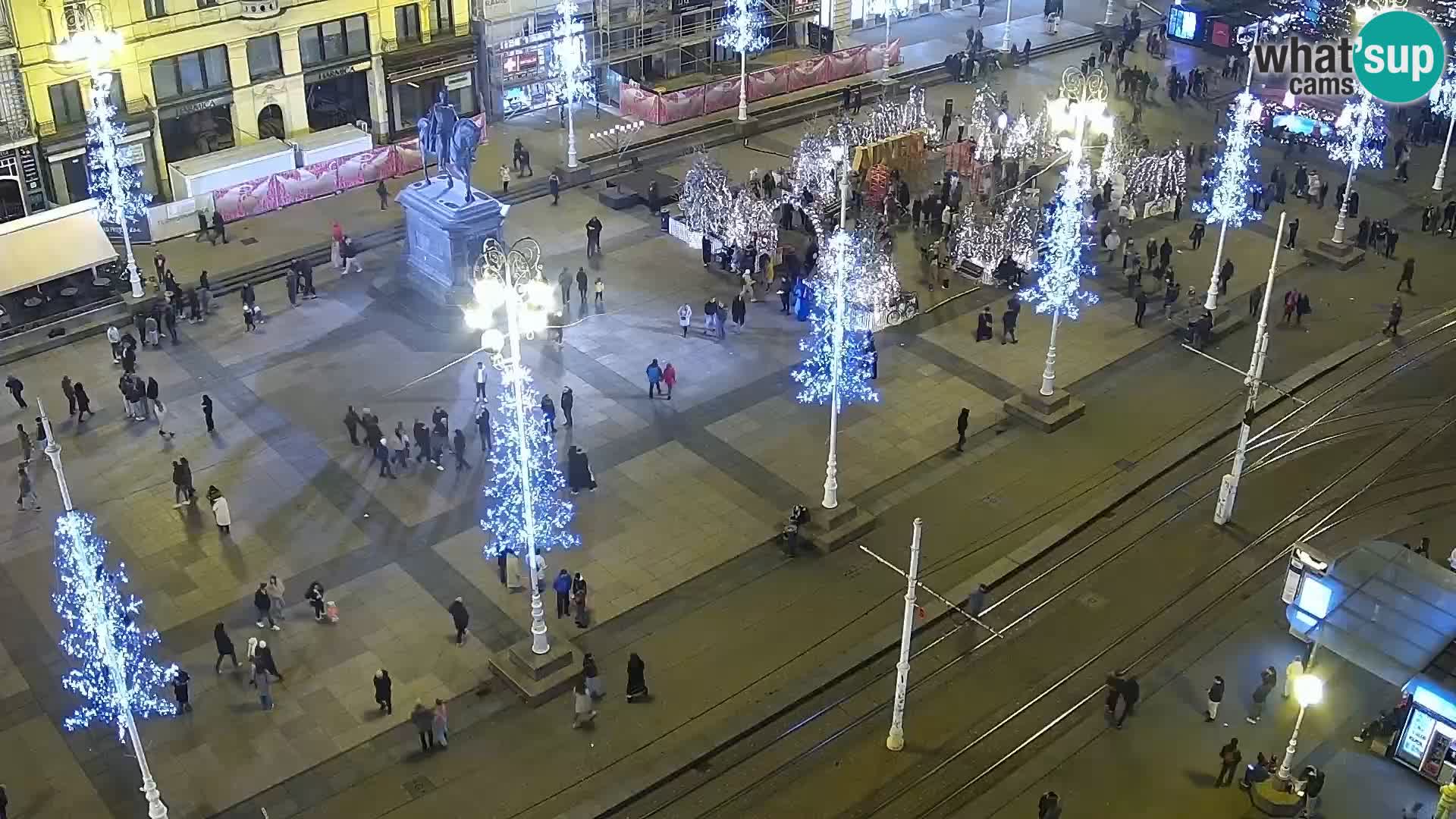LIVE Webcam Zagreb Hotel Dubrovnik | Ban Jelačić square