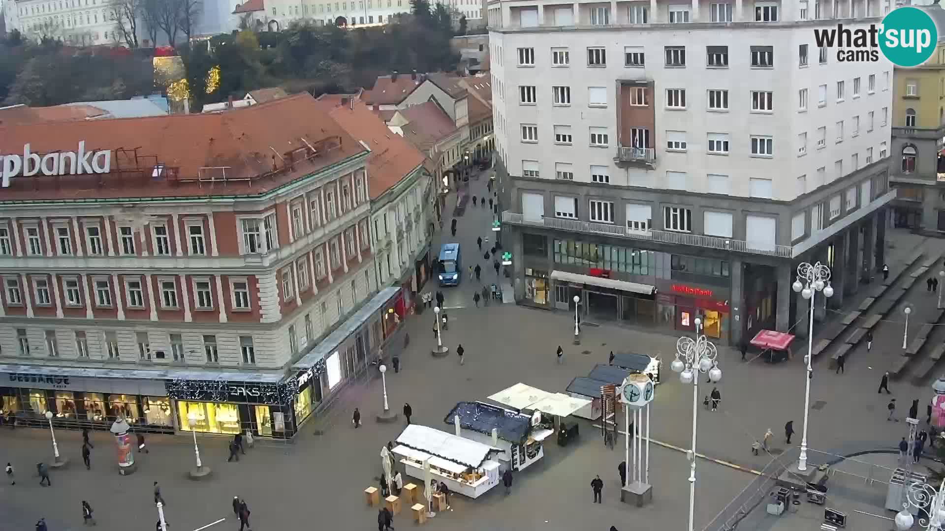 Ban Jelačić Platz  Live webcam Zagreb – Hotel Dubrovnik