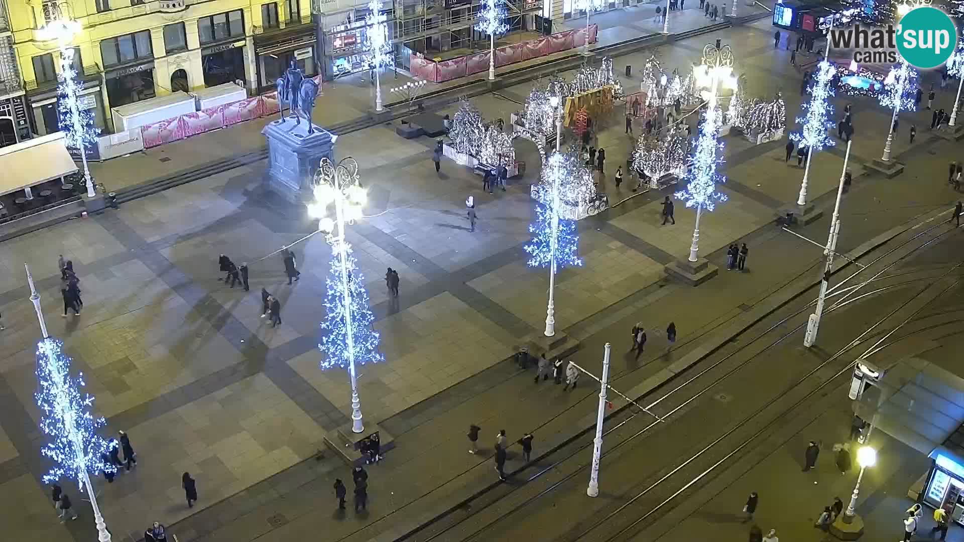 Plaza Ban Jelačić camera en vivo Zagreb – Hotel Dubrovnik