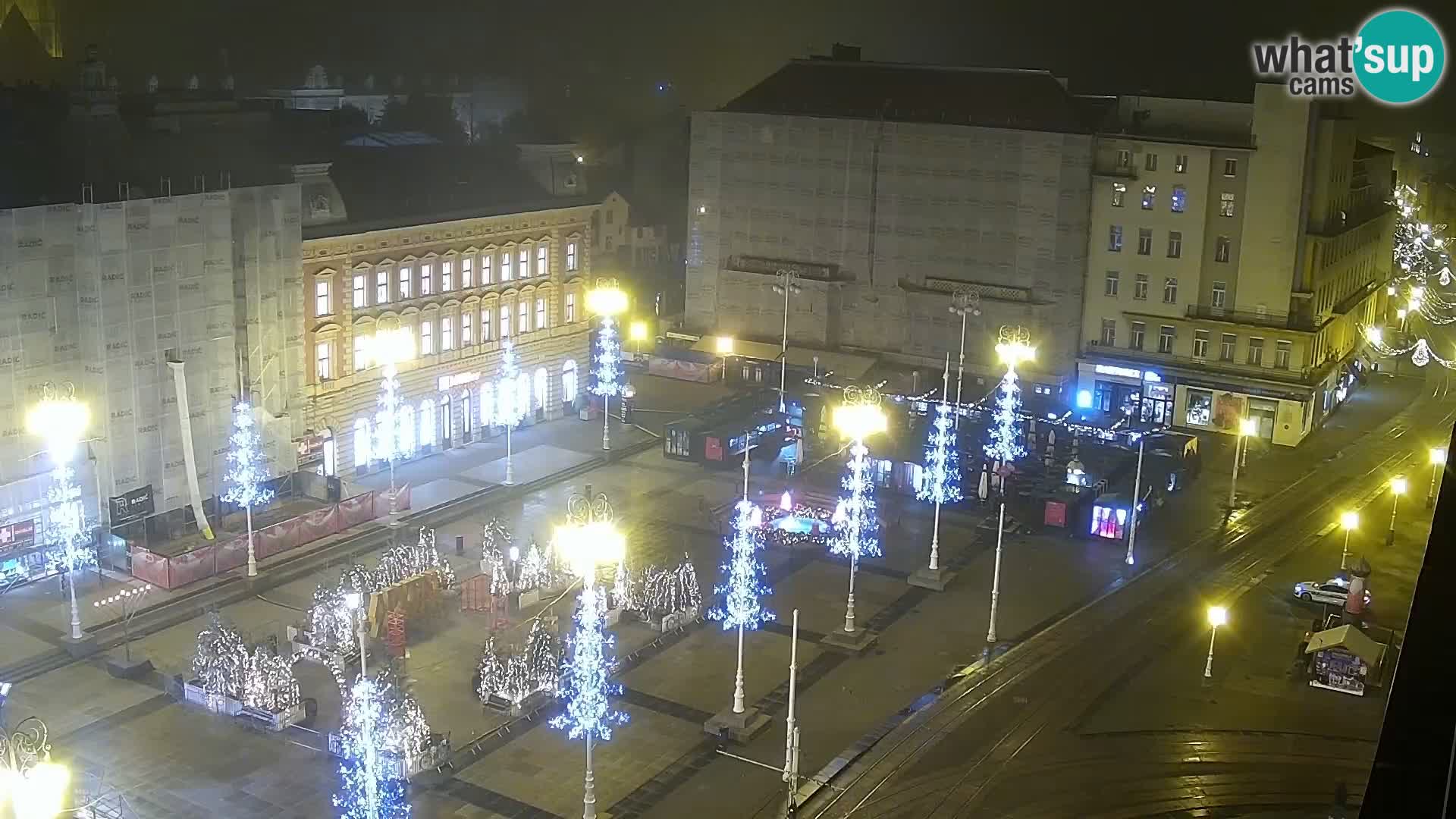 Plaza Ban Jelačić camera en vivo Zagreb – Hotel Dubrovnik