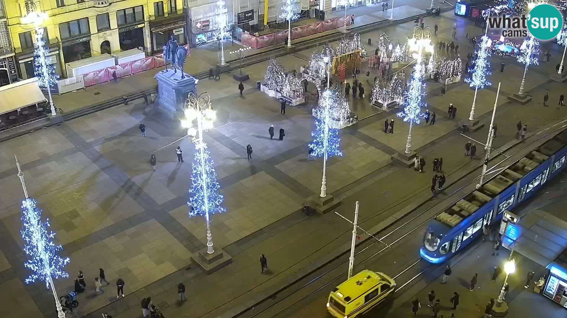 Ban Jelačić Platz  Live webcam Zagreb – Hotel Dubrovnik