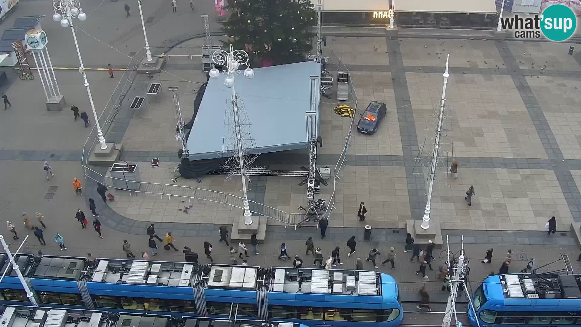 LIVE Webcam Zagreb Hotel Dubrovnik | Ban Jelačić square