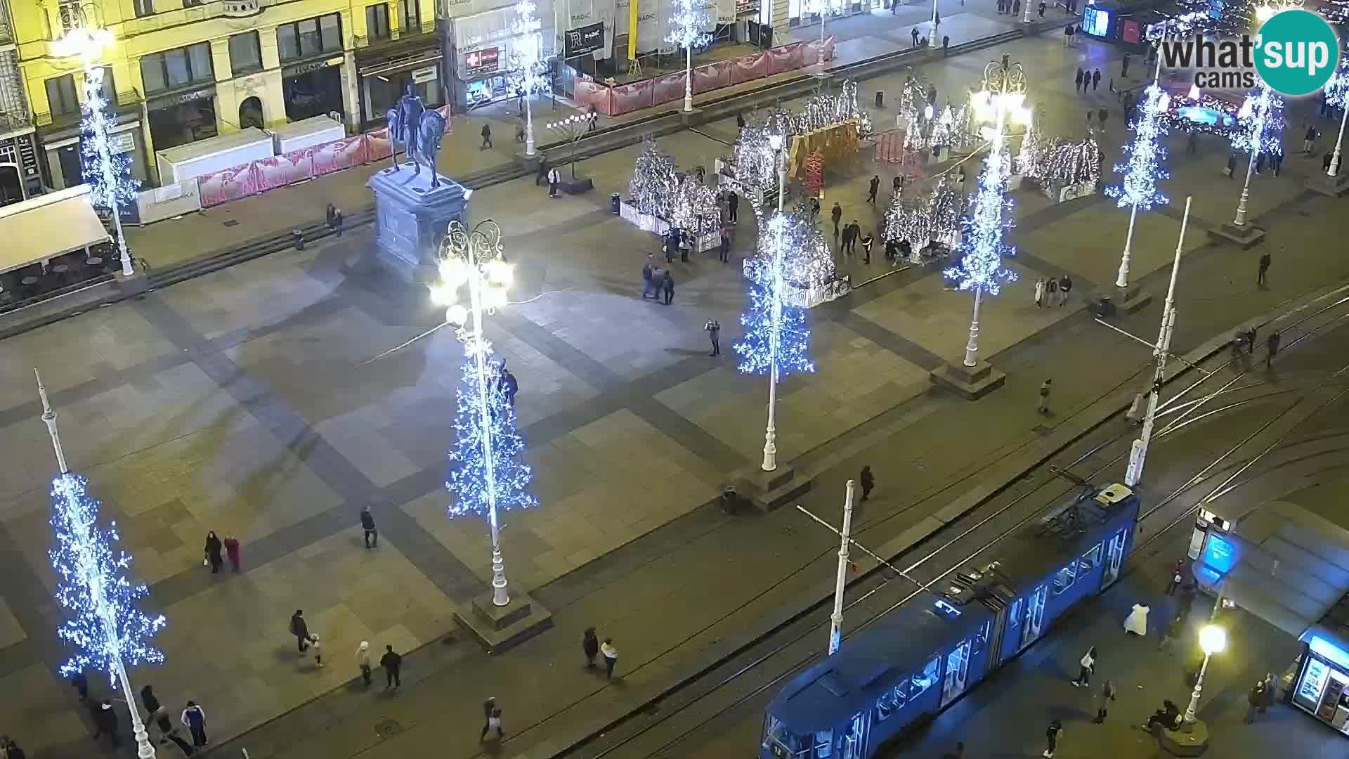 Ban Jelačić Platz  Live webcam Zagreb – Hotel Dubrovnik