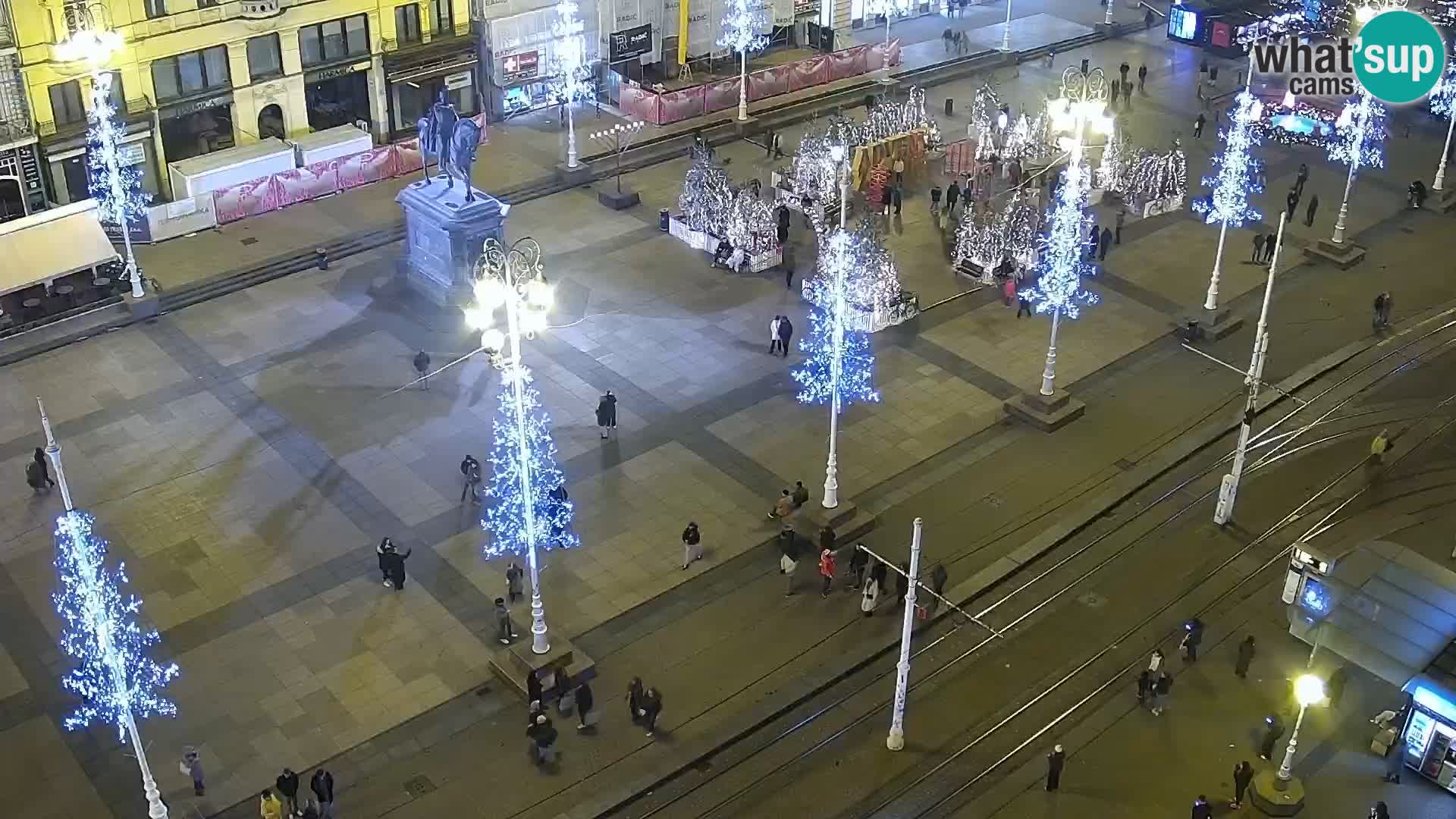 Plaza Ban Jelačić camera en vivo Zagreb – Hotel Dubrovnik