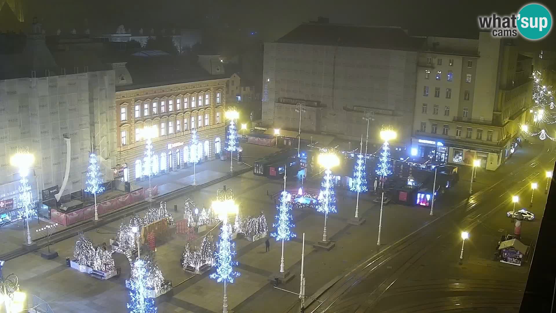 Plaza Ban Jelačić camera en vivo Zagreb – Hotel Dubrovnik
