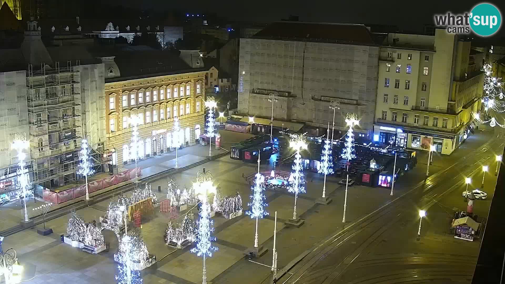 Plaza Ban Jelačić camera en vivo Zagreb – Hotel Dubrovnik