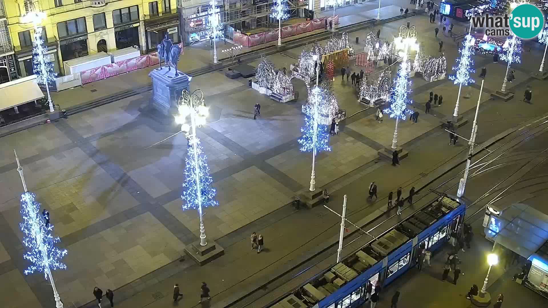 Plaza Ban Jelačić camera en vivo Zagreb – Hotel Dubrovnik