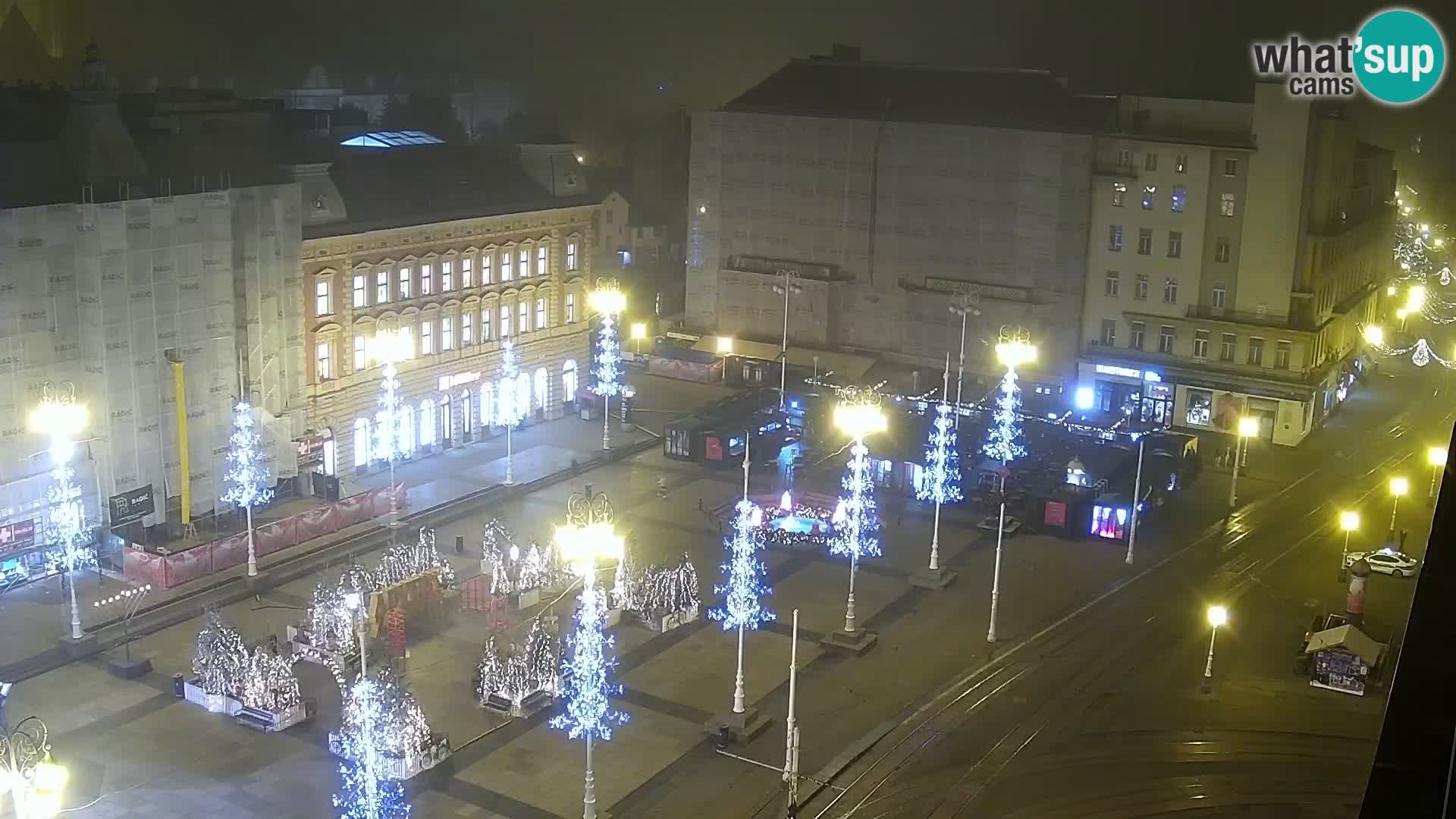 Plaza Ban Jelačić camera en vivo Zagreb – Hotel Dubrovnik