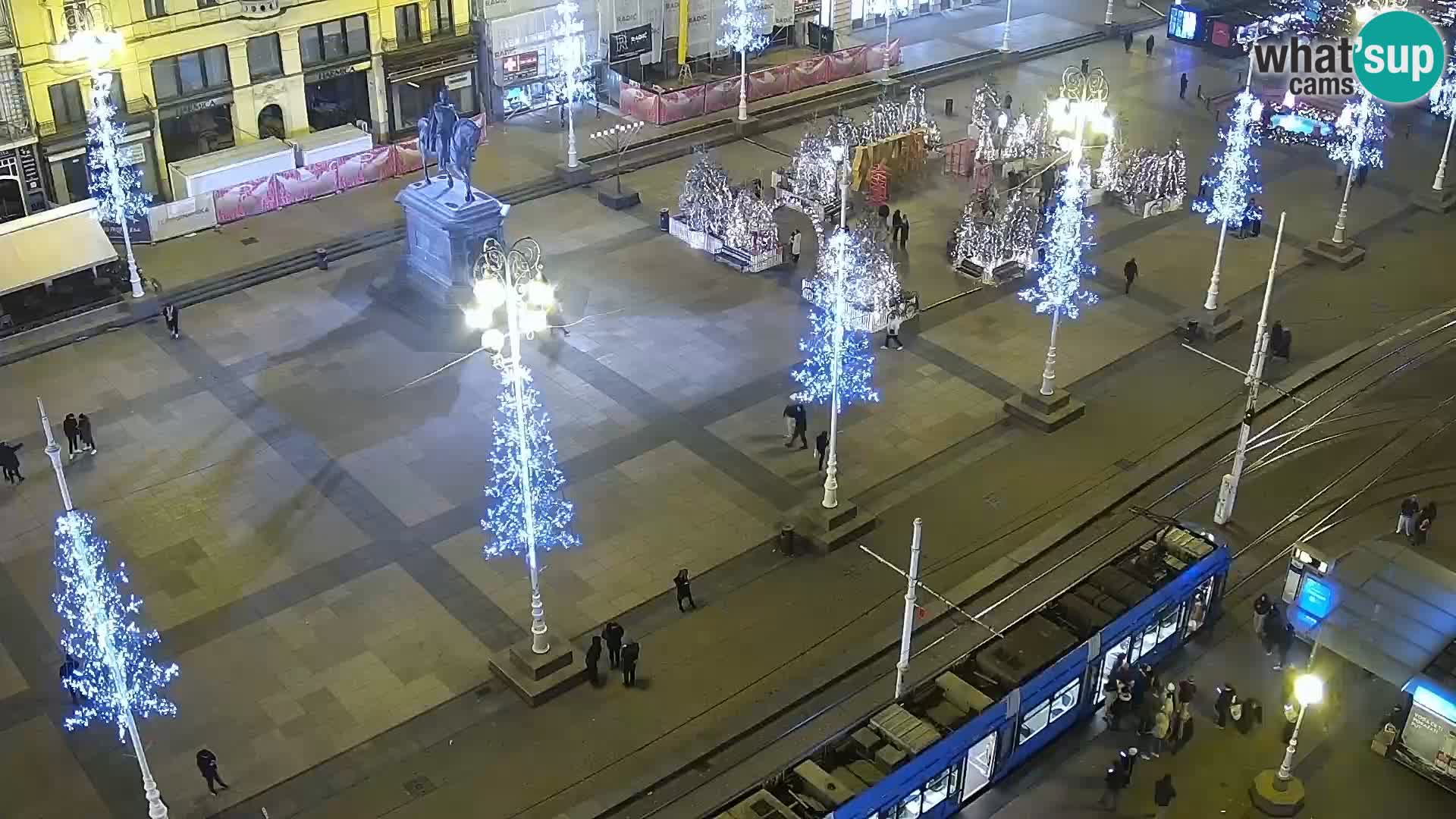 Ban Jelačić Platz  Live webcam Zagreb – Hotel Dubrovnik