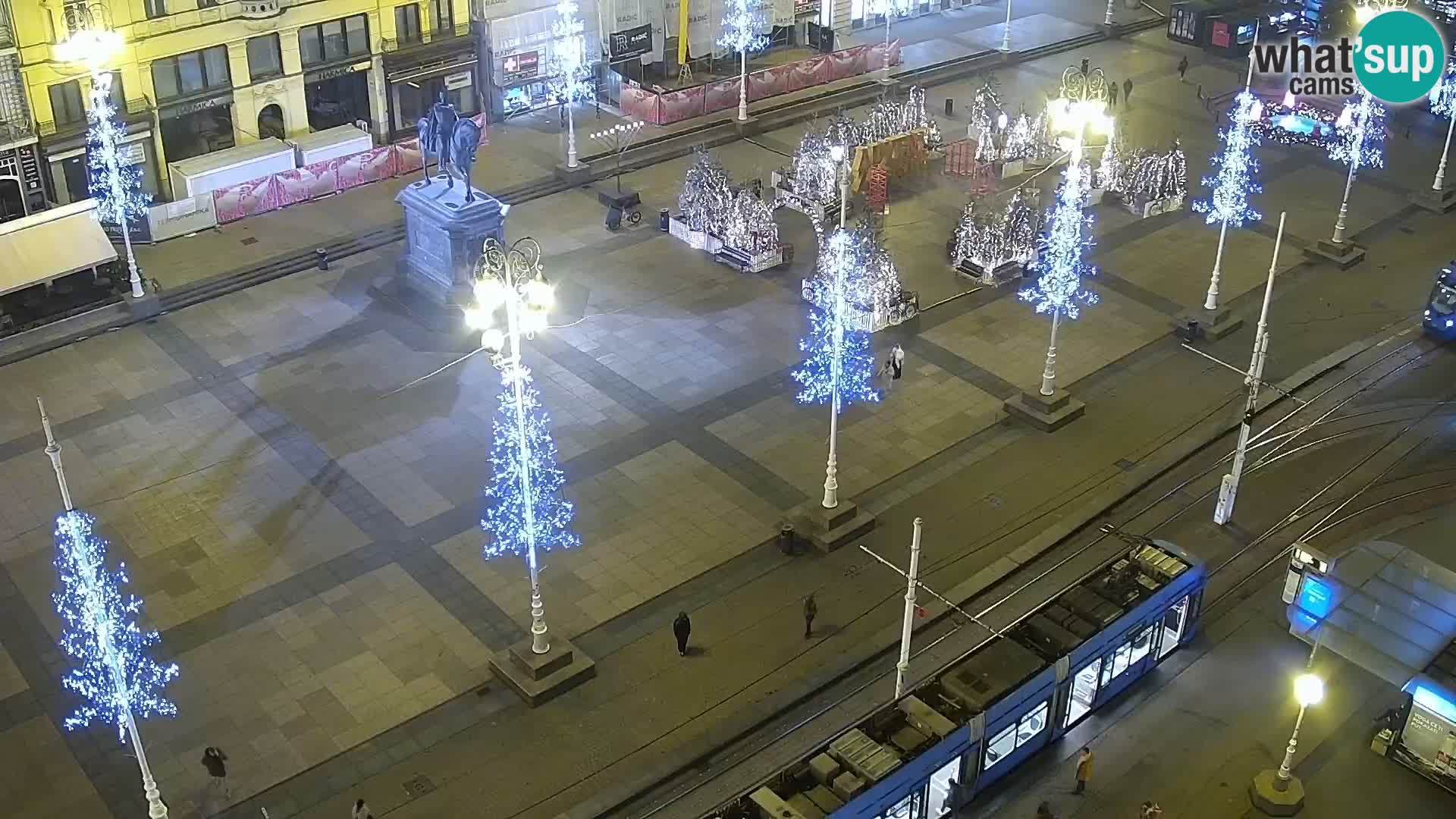 Plaza Ban Jelačić camera en vivo Zagreb – Hotel Dubrovnik