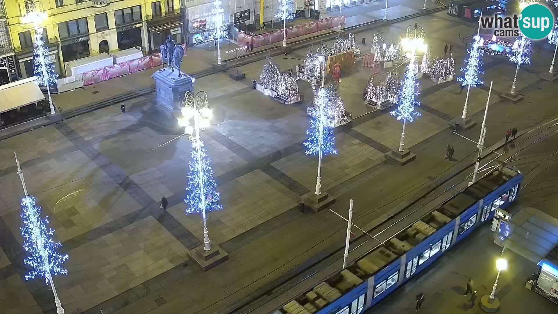 Plaza Ban Jelačić camera en vivo Zagreb – Hotel Dubrovnik