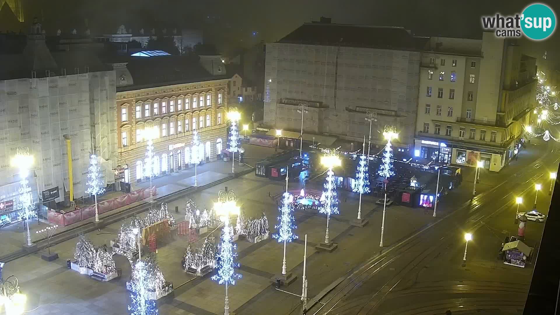 Plaza Ban Jelačić camera en vivo Zagreb – Hotel Dubrovnik