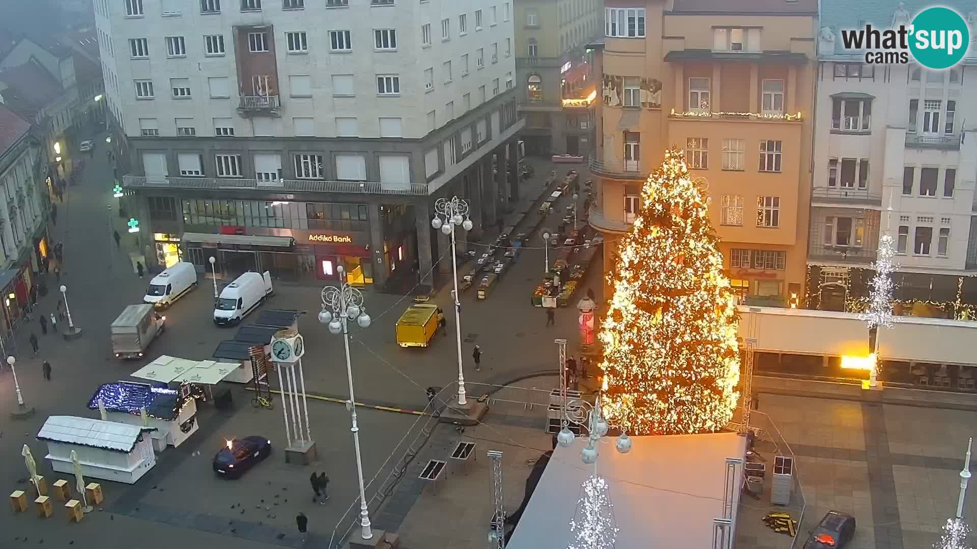 Ban Jelačić Platz  Live webcam Zagreb – Hotel Dubrovnik