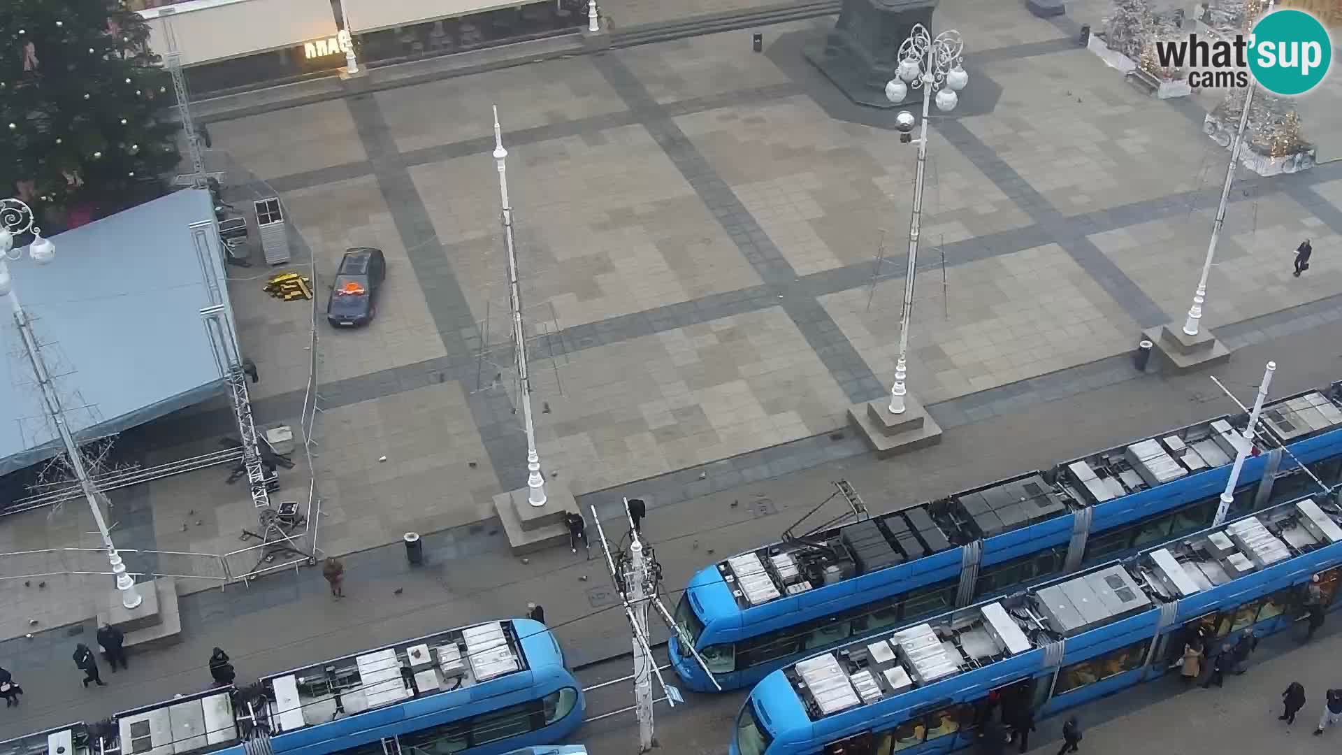 LIVE Webcam Zagreb Hotel Dubrovnik | Ban Jelačić square