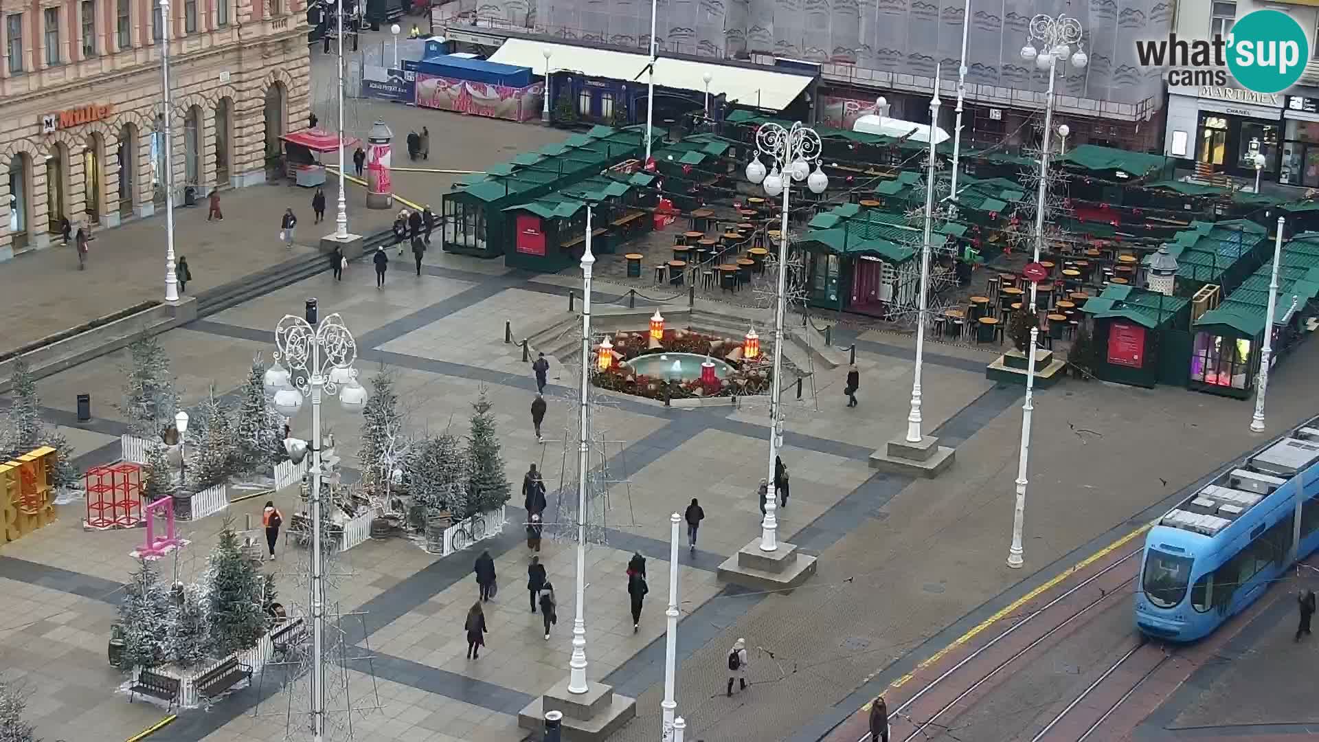 Ban Jelačić Platz Live webcam Zagreb – Hotel Dubrovnik