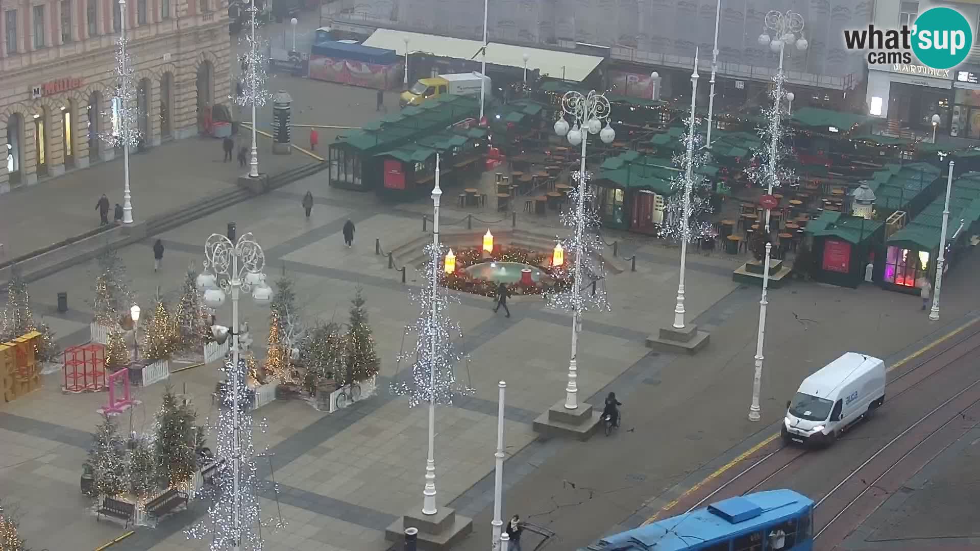 Ban Jelačić Platz  Live webcam Zagreb – Hotel Dubrovnik