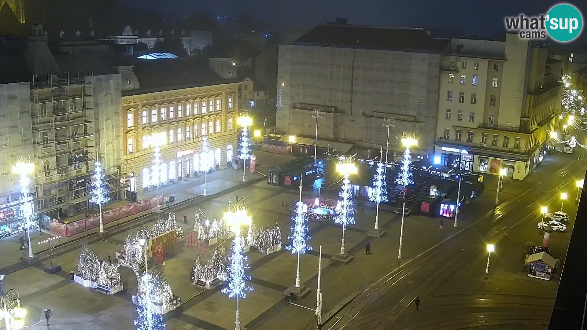 LIVE Webcam Zagreb Hotel Dubrovnik | Ban Jelačić square