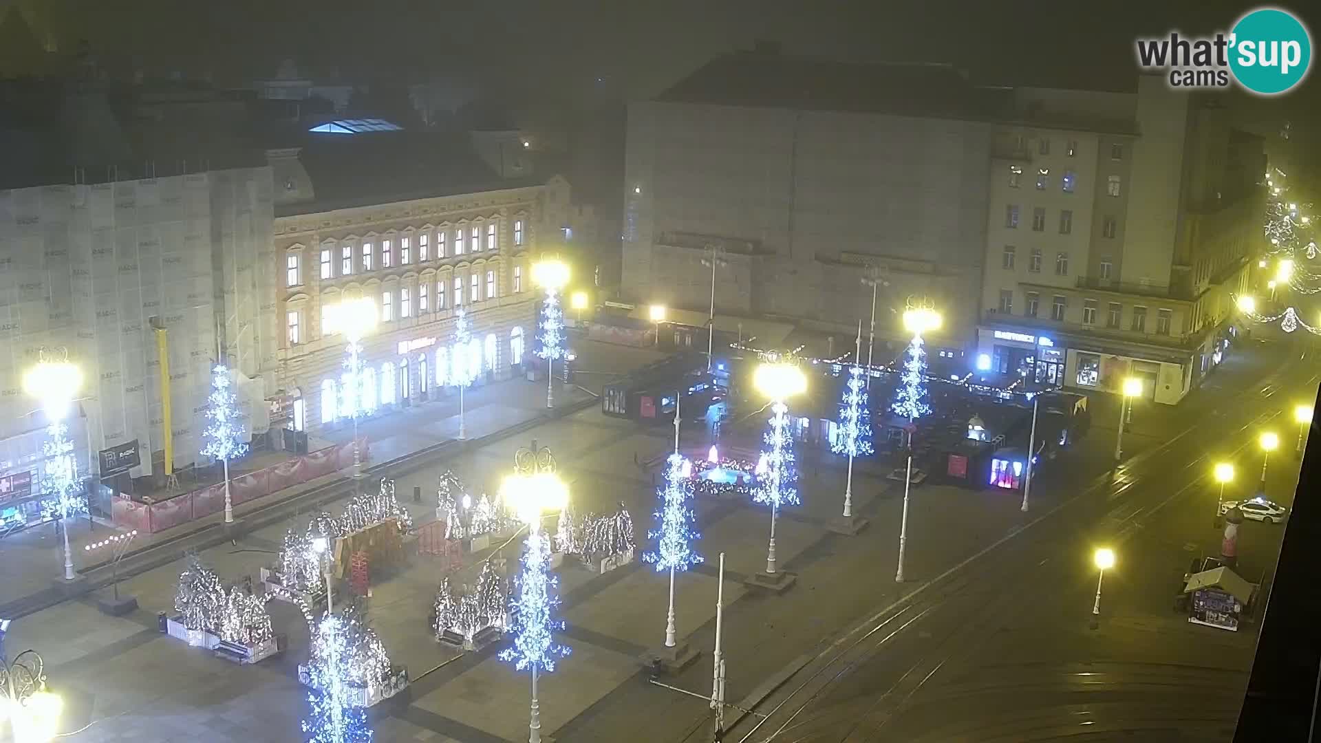 LIVE Webcam Zagreb Hotel Dubrovnik | Ban Jelačić square