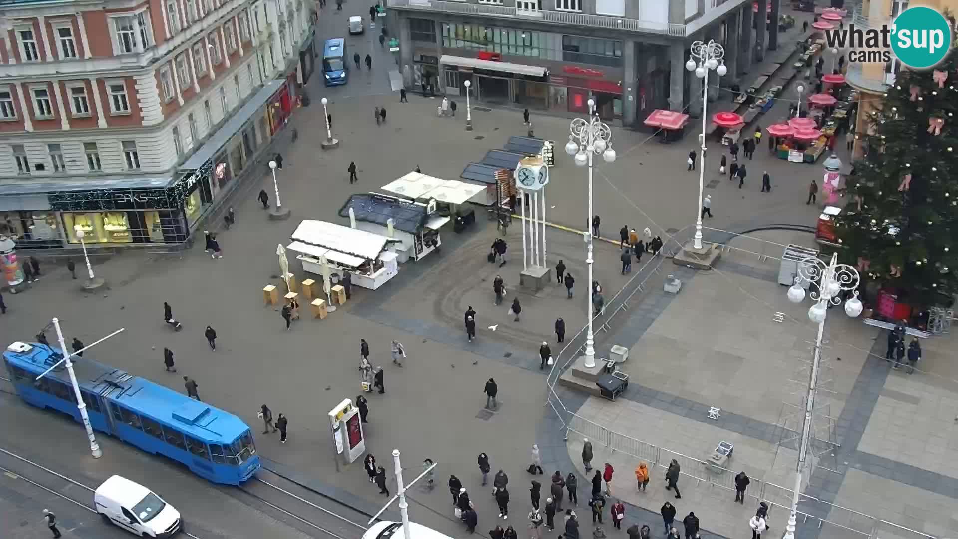 Piazza Ban Jelačić livecam Zagreb – Hotel Dubrovnik