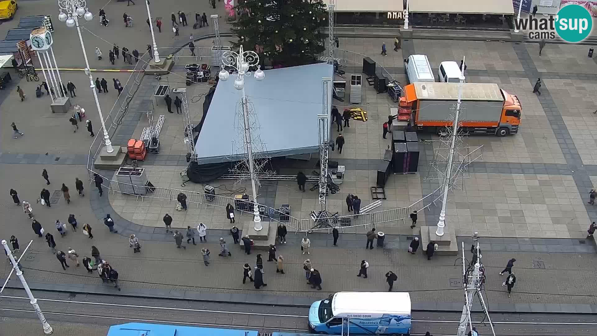 LIVE Webcam Zagreb Hotel Dubrovnik | Ban Jelačić square