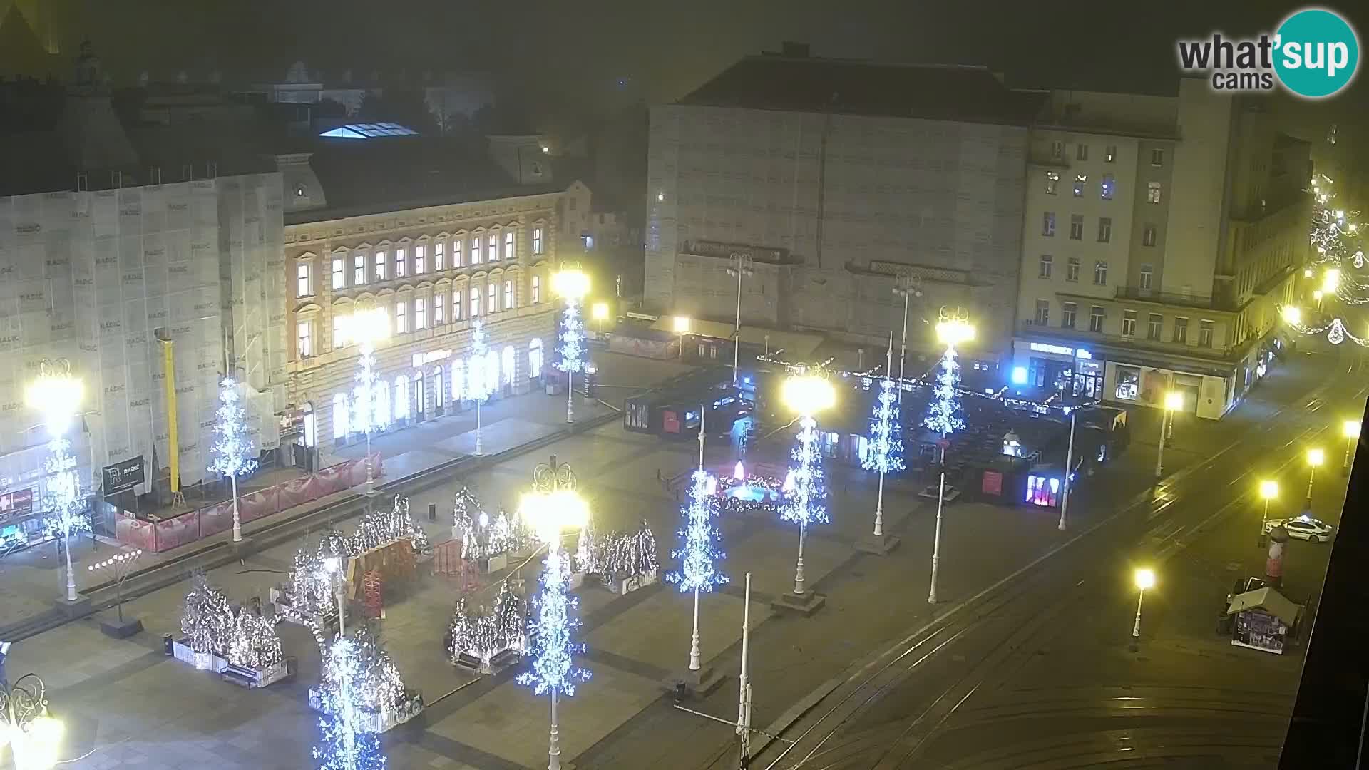 Ban Jelačić Platz  Live webcam Zagreb – Hotel Dubrovnik