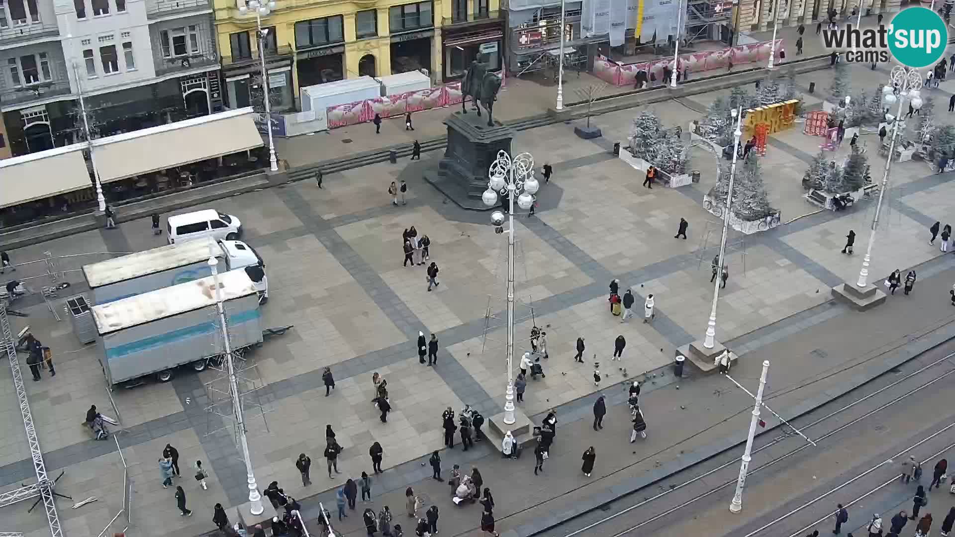 Ban Jelačić Platz Live webcam Zagreb – Hotel Dubrovnik
