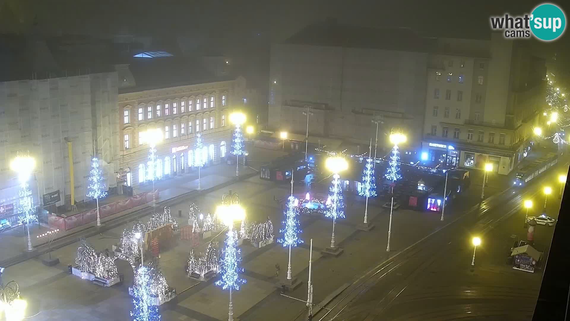 Plaza Ban Jelačić camera en vivo Zagreb – Hotel Dubrovnik