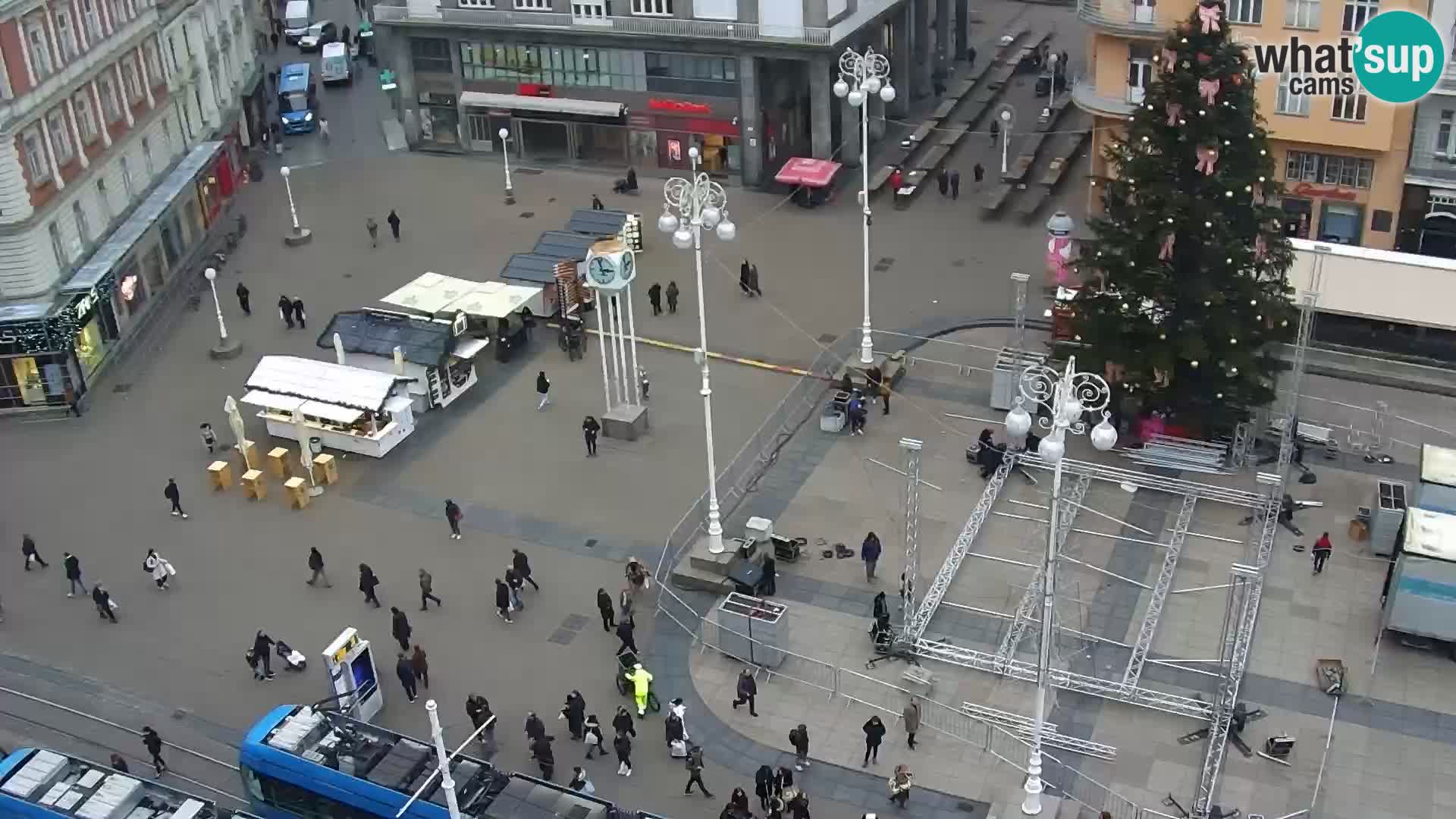 LIVE Webcam Zagreb Hotel Dubrovnik | Ban Jelačić square