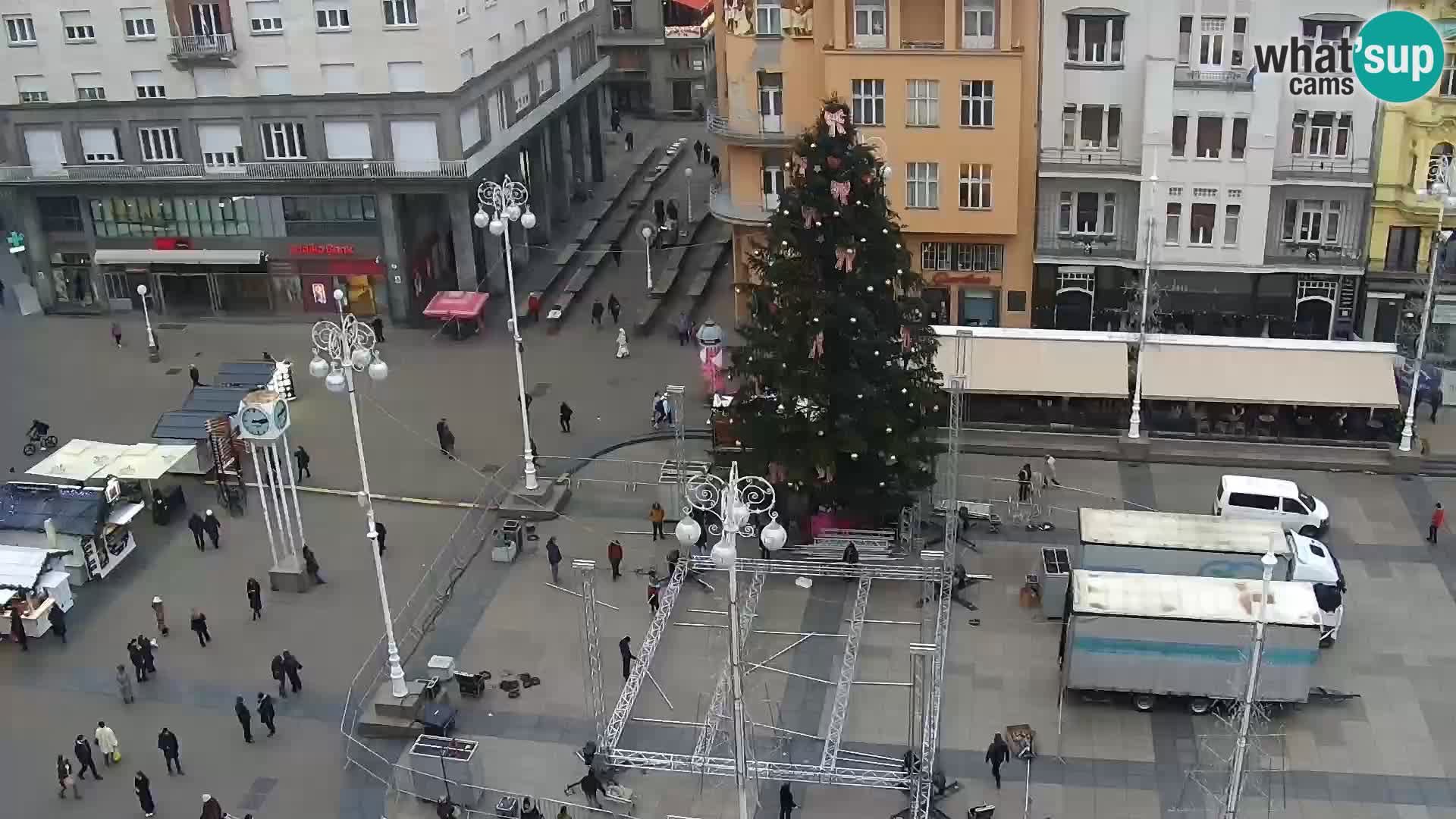 LIVE Webcam Zagreb Hotel Dubrovnik | Ban Jelačić square