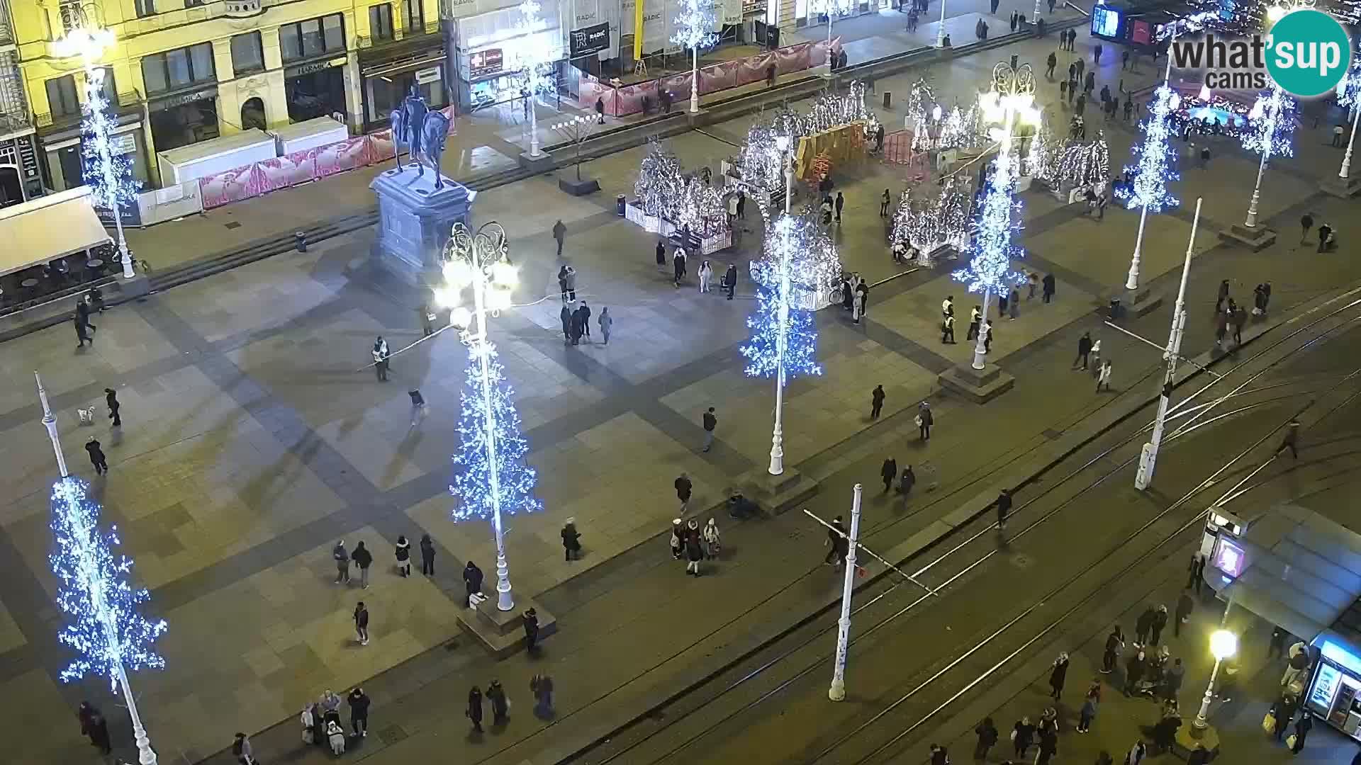 Piazza Ban Jelačić livecam Zagreb – Hotel Dubrovnik