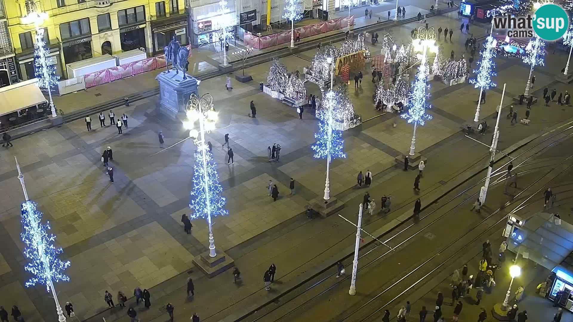 LIVE Webcam Zagreb Hotel Dubrovnik | Ban Jelačić square