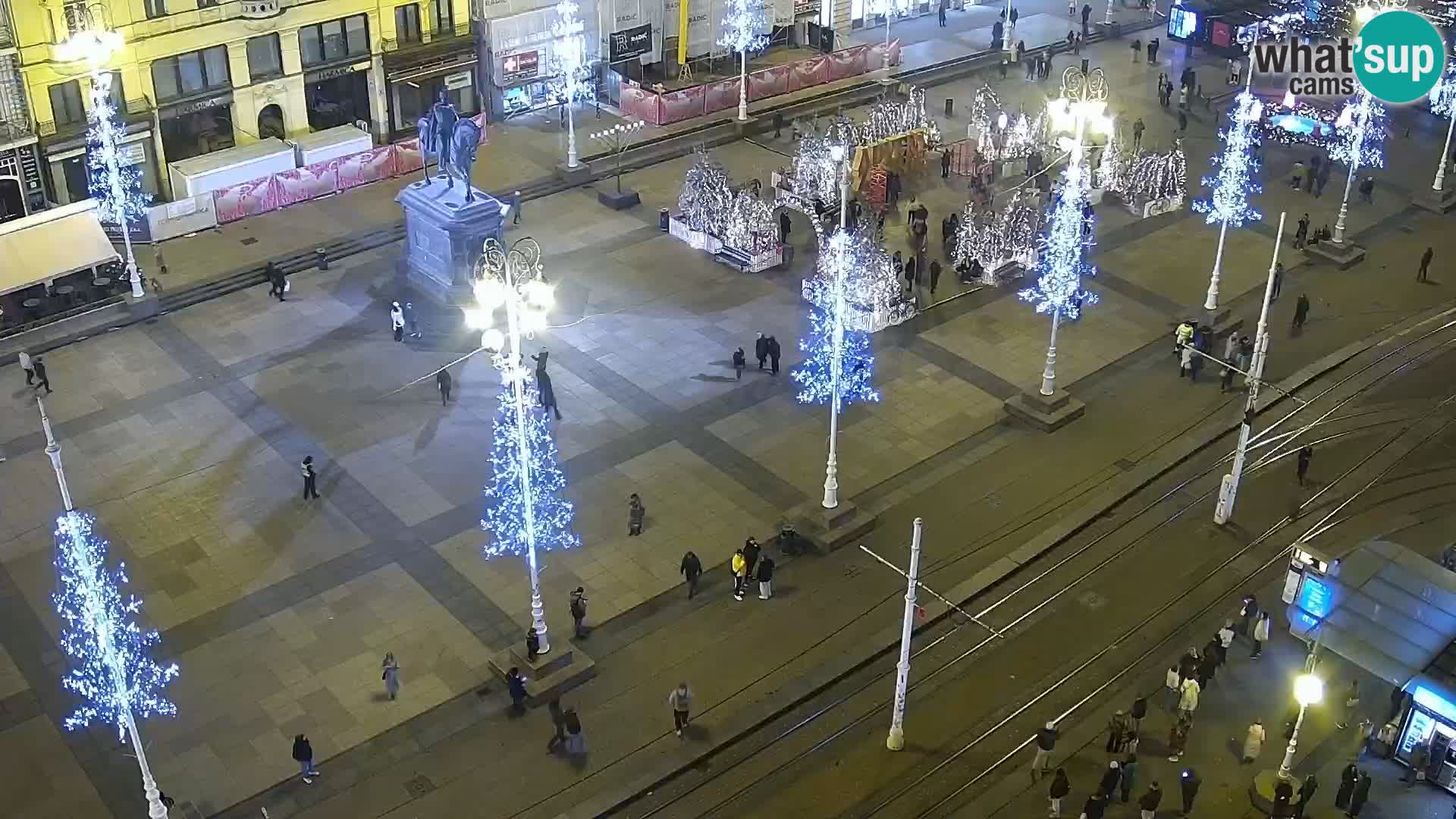 Plaza Ban Jelačić camera en vivo Zagreb – Hotel Dubrovnik