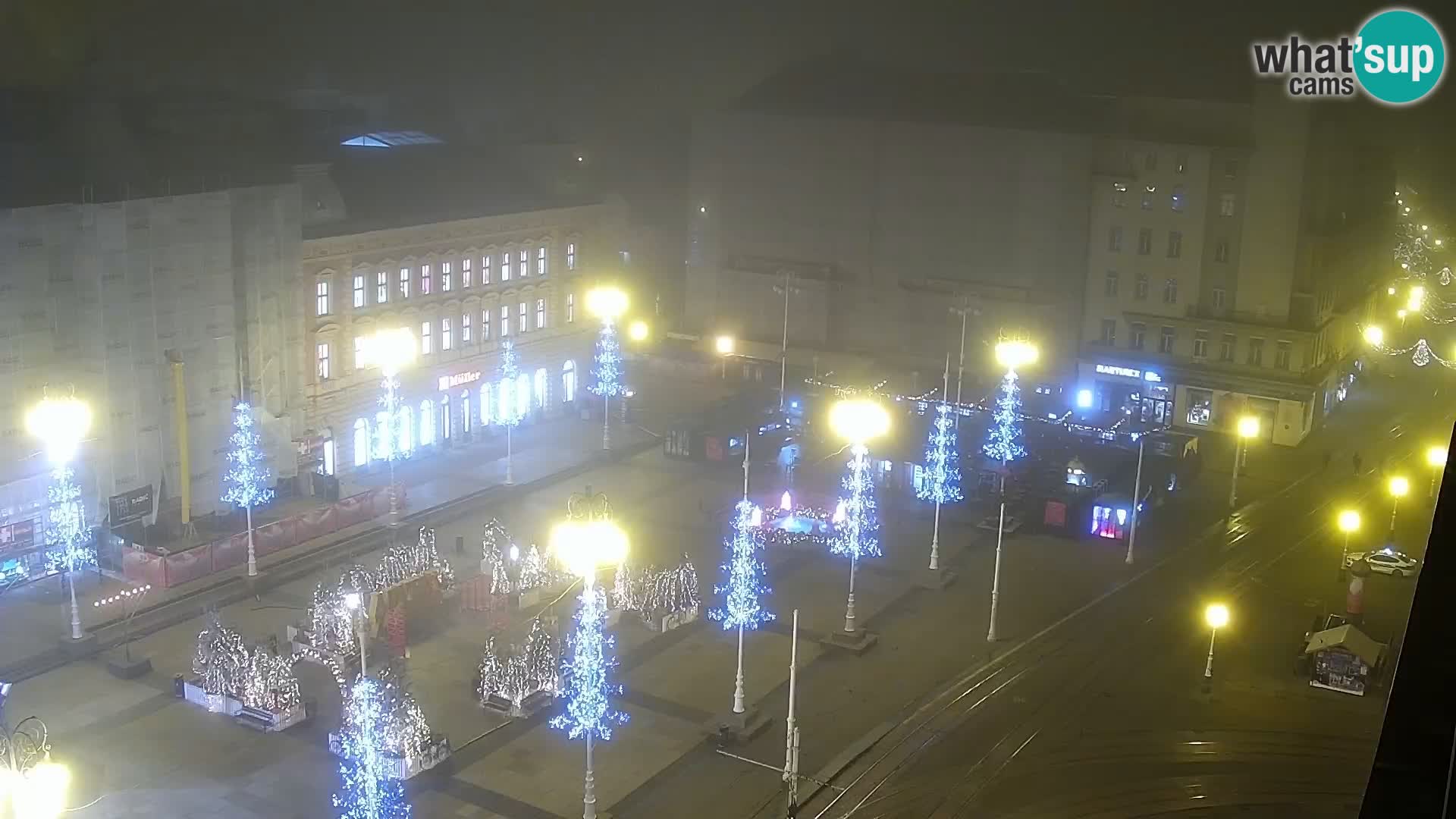 LIVE Webcam Zagreb Hotel Dubrovnik | Ban Jelačić square