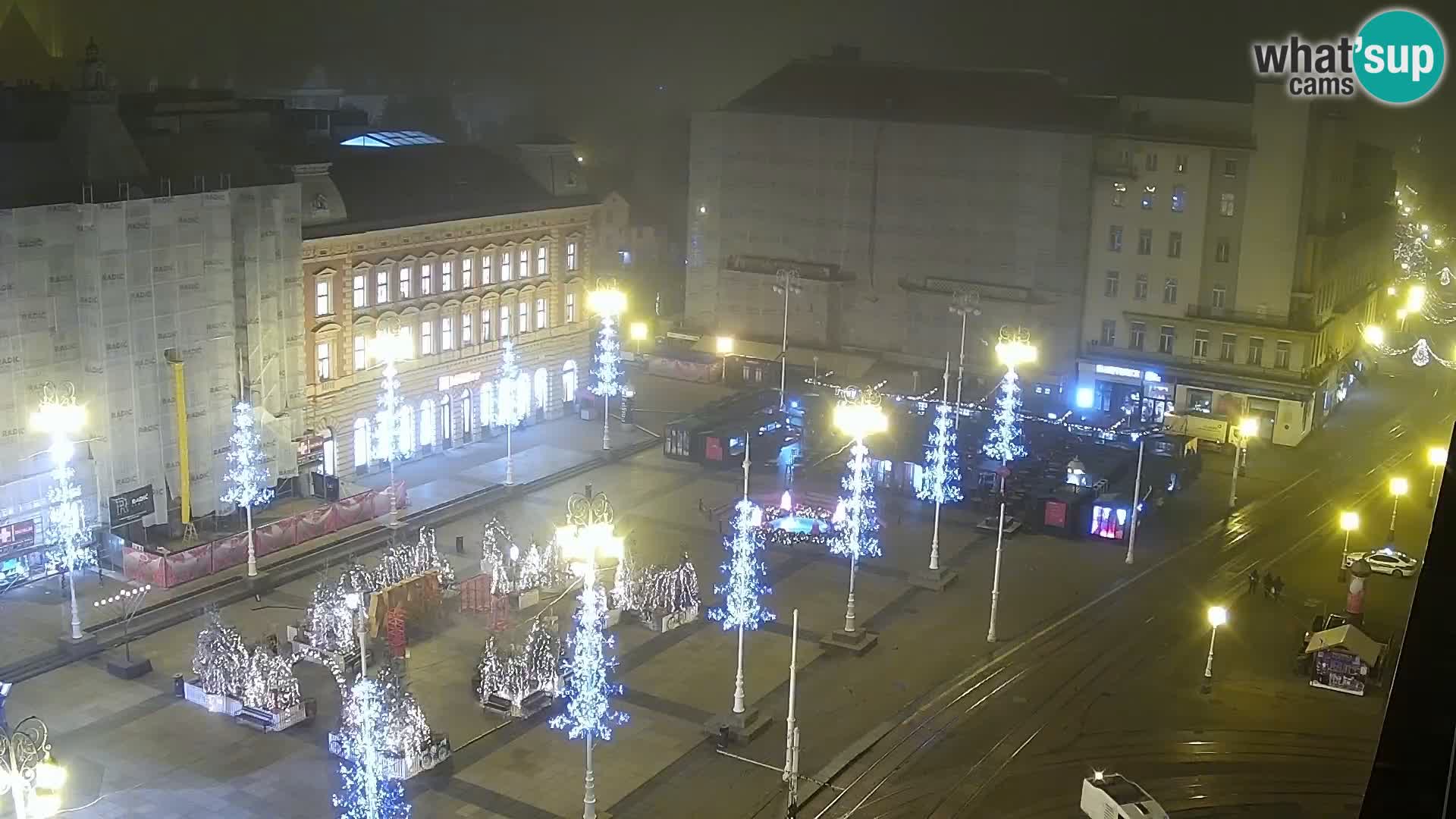 Plaza Ban Jelačić camera en vivo Zagreb – Hotel Dubrovnik