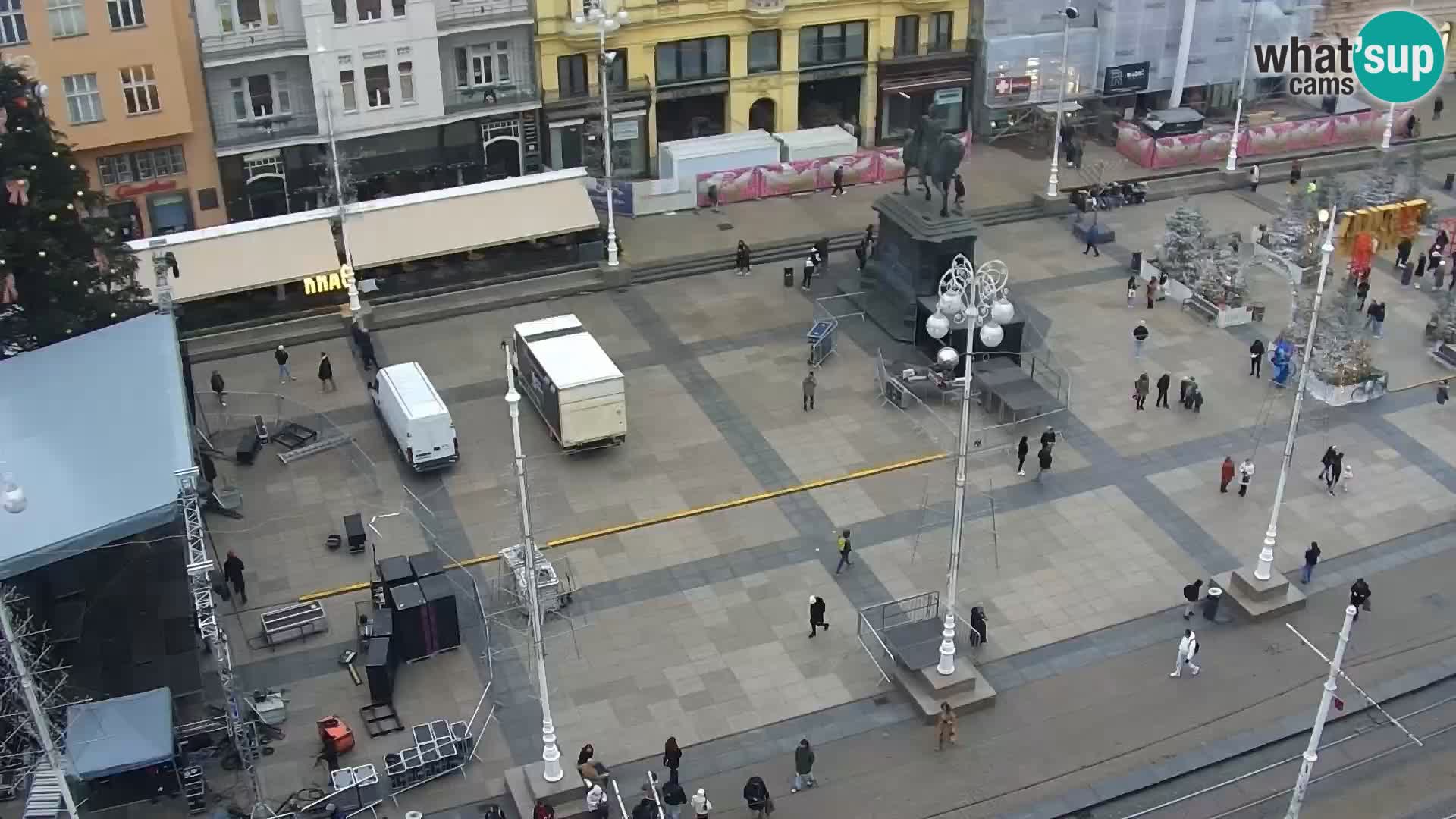 Ban Jelačić live cam Zagreb – Hotel Dubrovnik