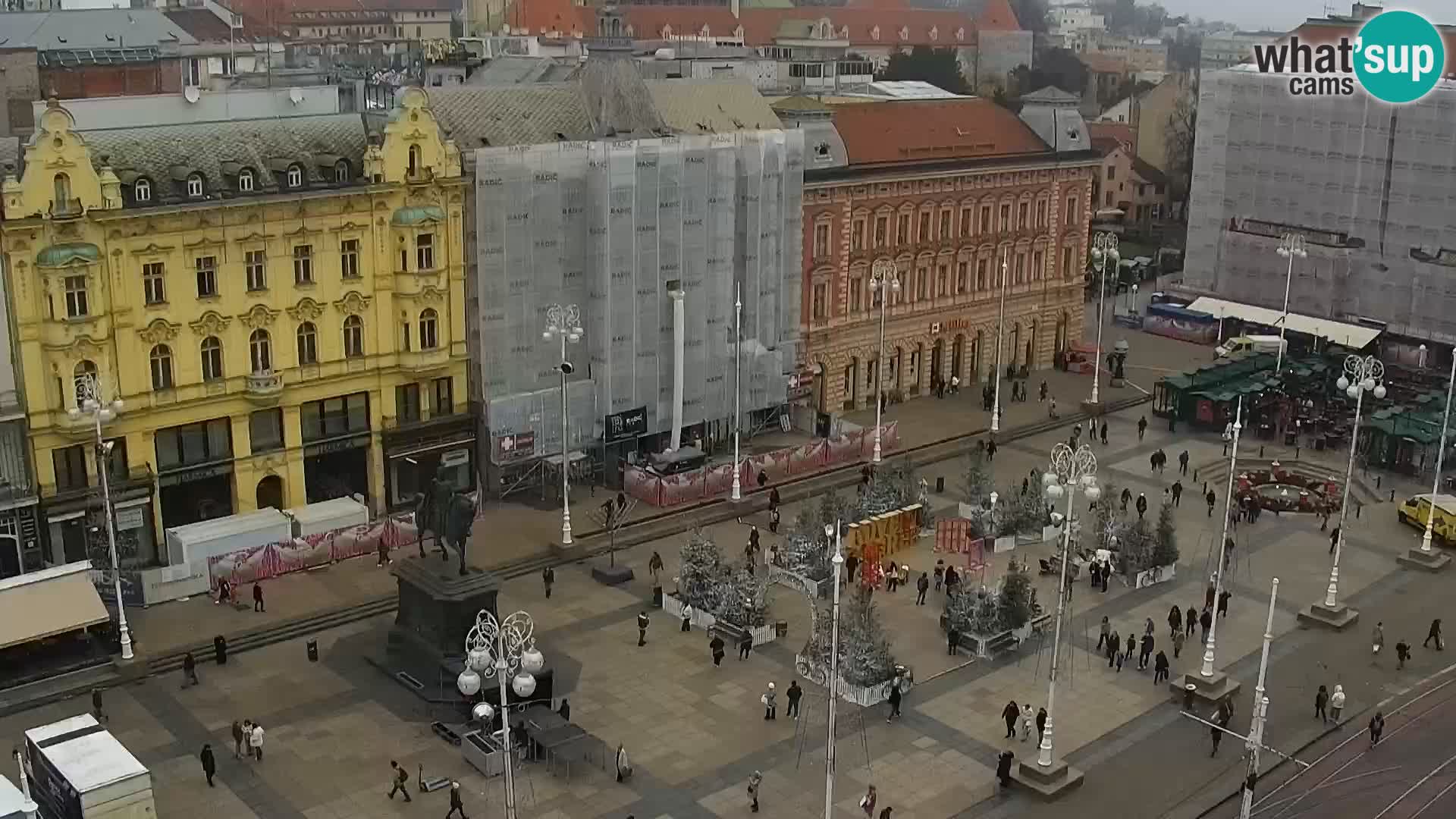 Piazza Ban Jelačić livecam Zagreb – Hotel Dubrovnik