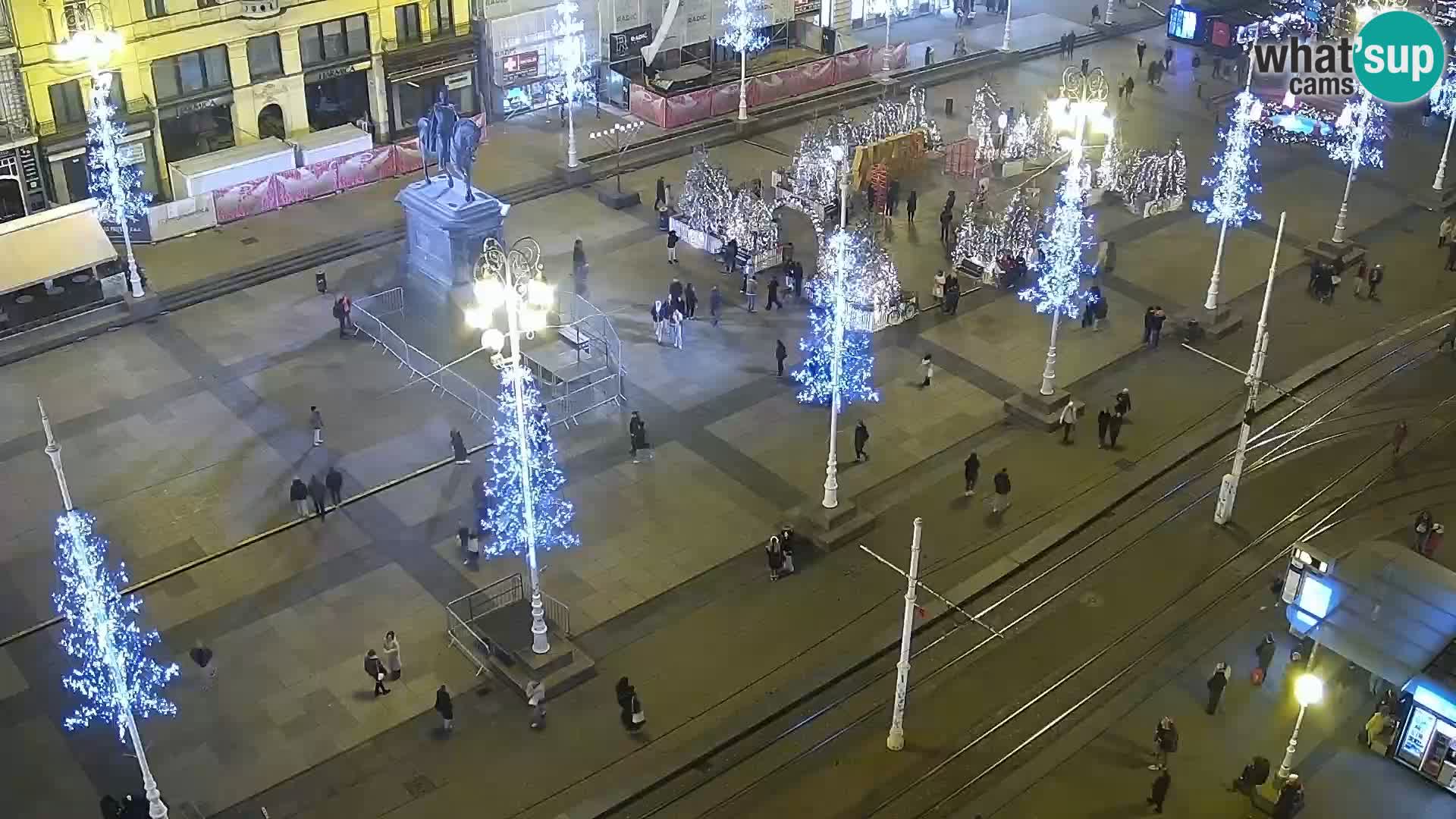 Plaza Ban Jelačić camera en vivo Zagreb – Hotel Dubrovnik